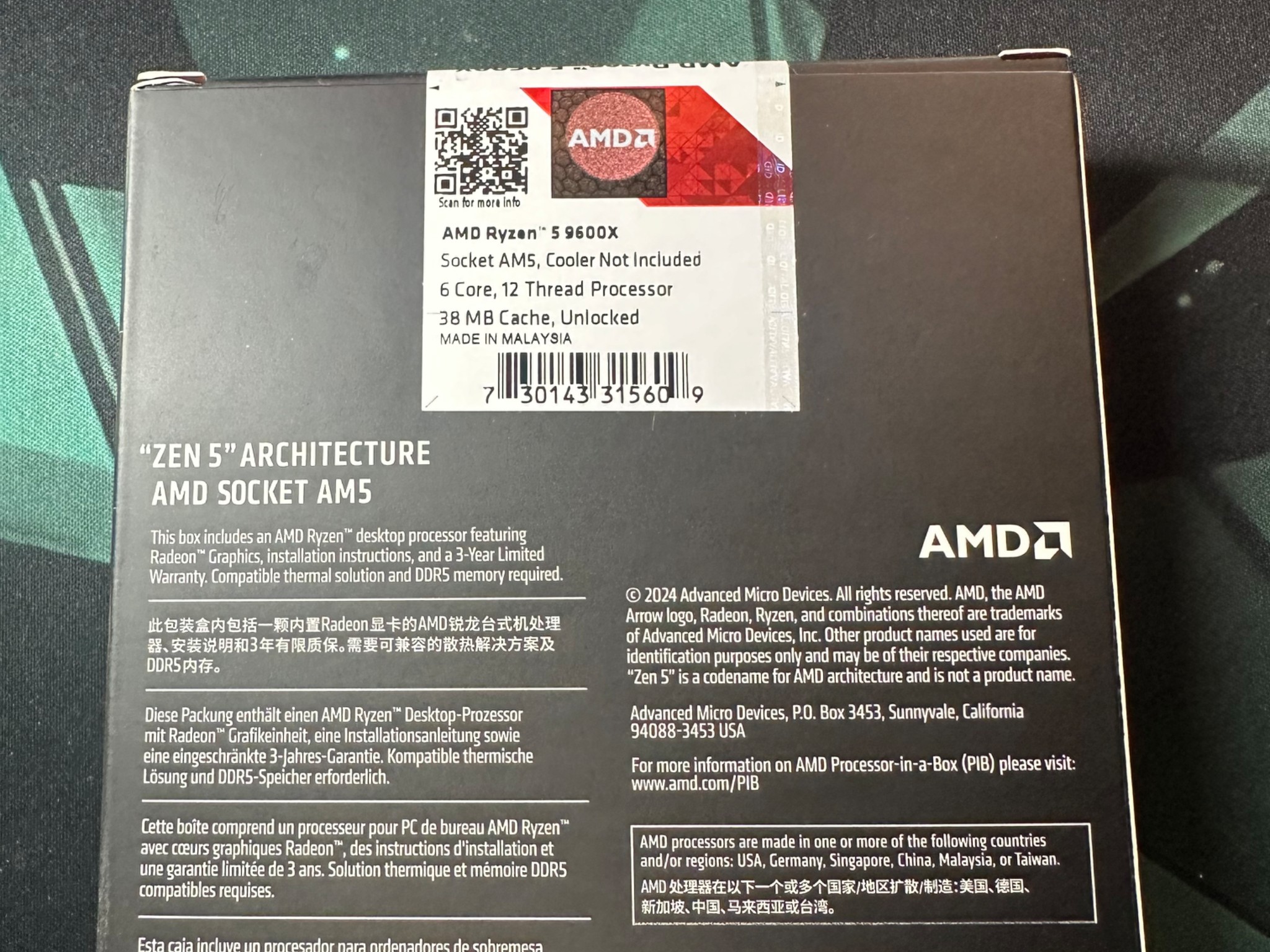 AMD Ryzen™ 5 9600X