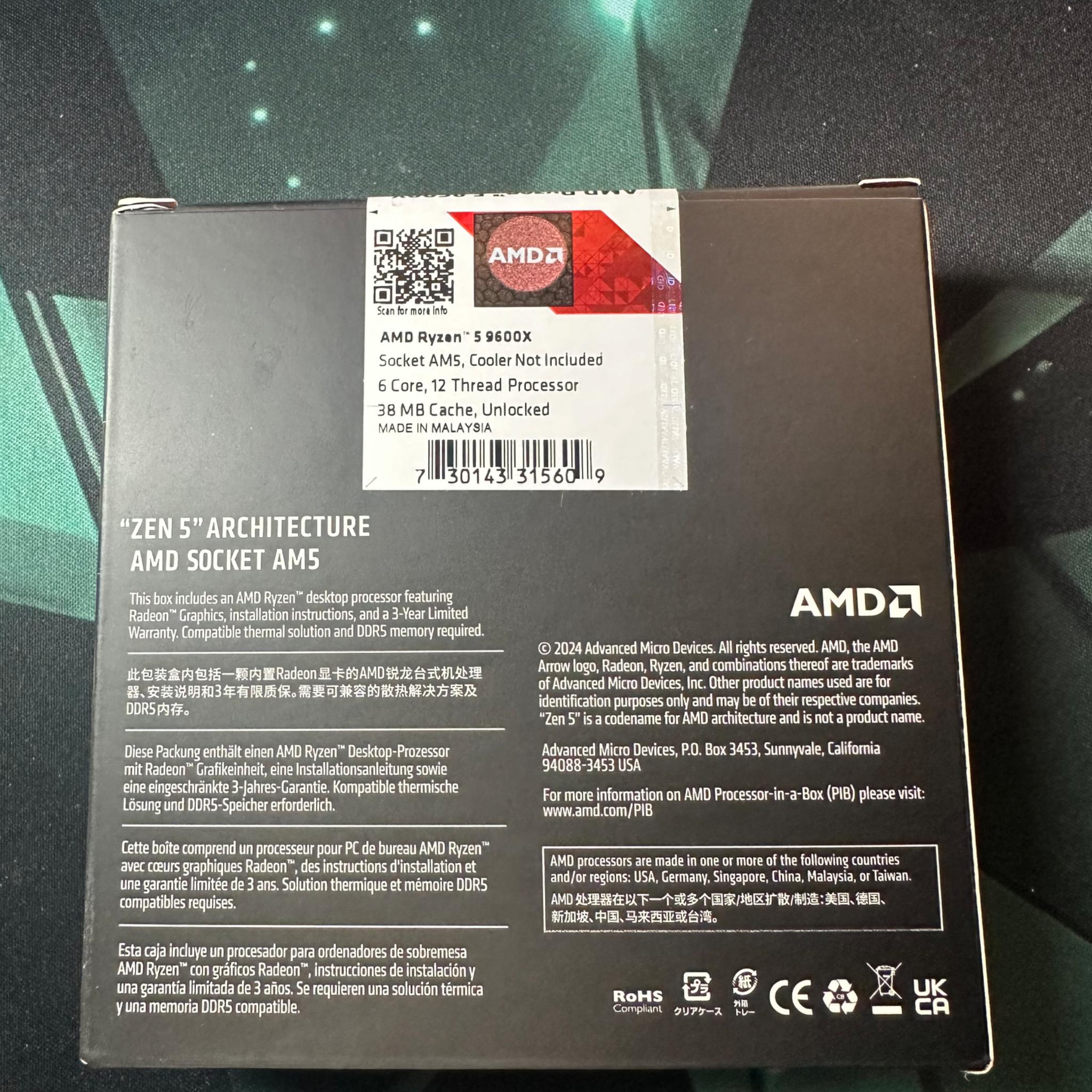 AMD Ryzen™ 5 9600X