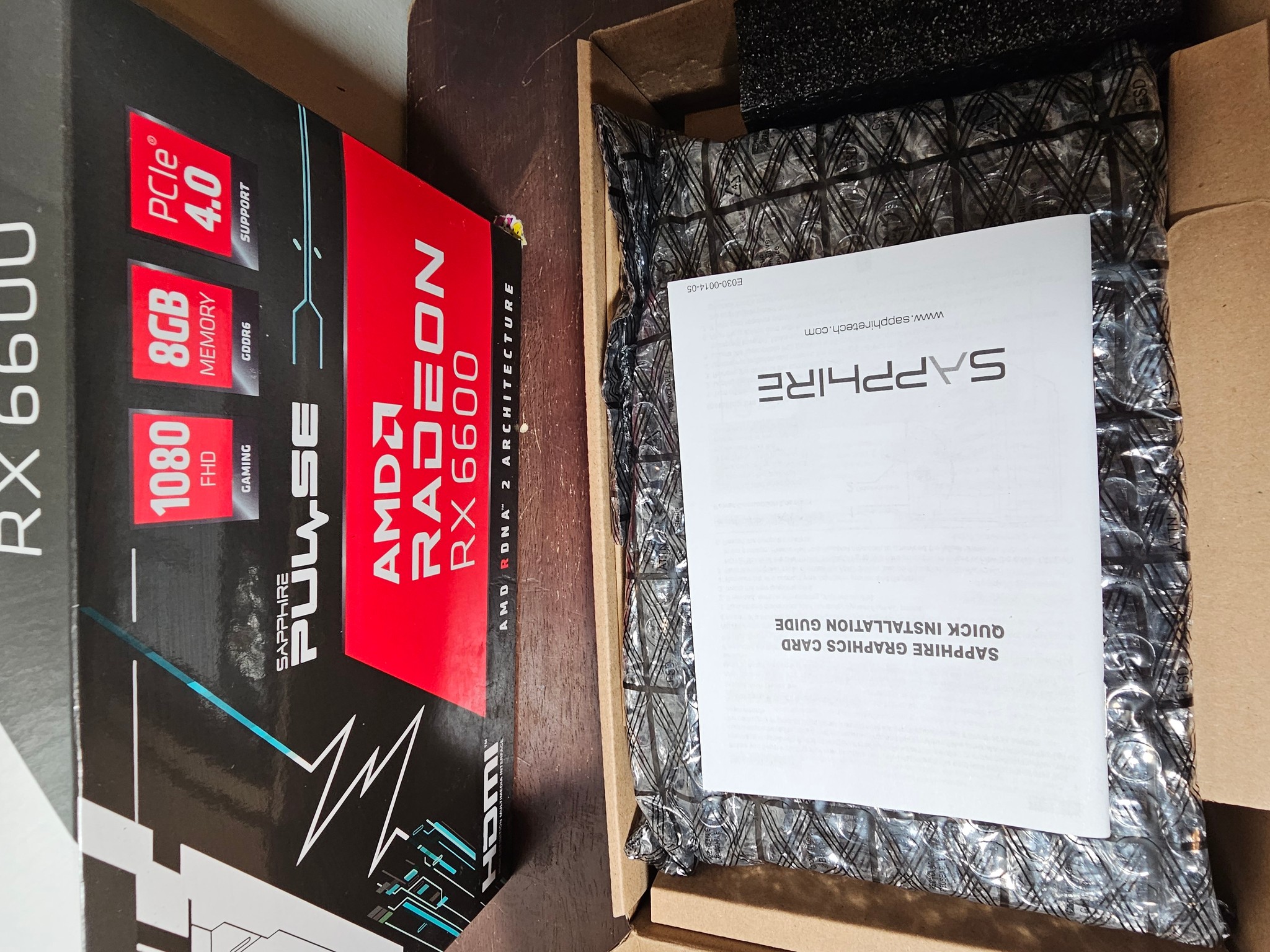 SAPPHIRE PULSE LITE EDITION Radeon RX 6600