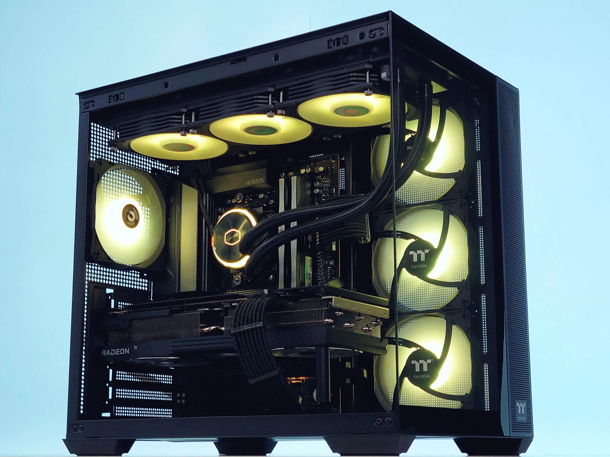 🫗🧊Liquid Cooled Gaming PC⚡AMD RX 7800 XT 16GB⚡Intel i5 13600KF 14 core⚡32GB DDR5⚡1TB SSD
