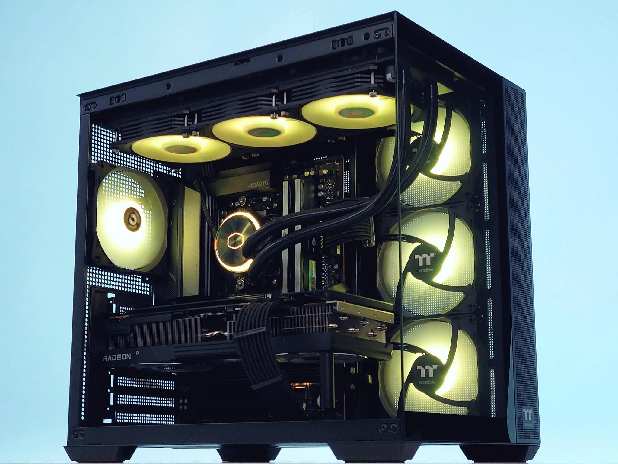 🫗🧊Liquid Cooled Gaming PC⚡AMD RX 7800 XT 16GB⚡Intel i5 13600KF 14 core⚡32GB DDR5⚡1TB SSD