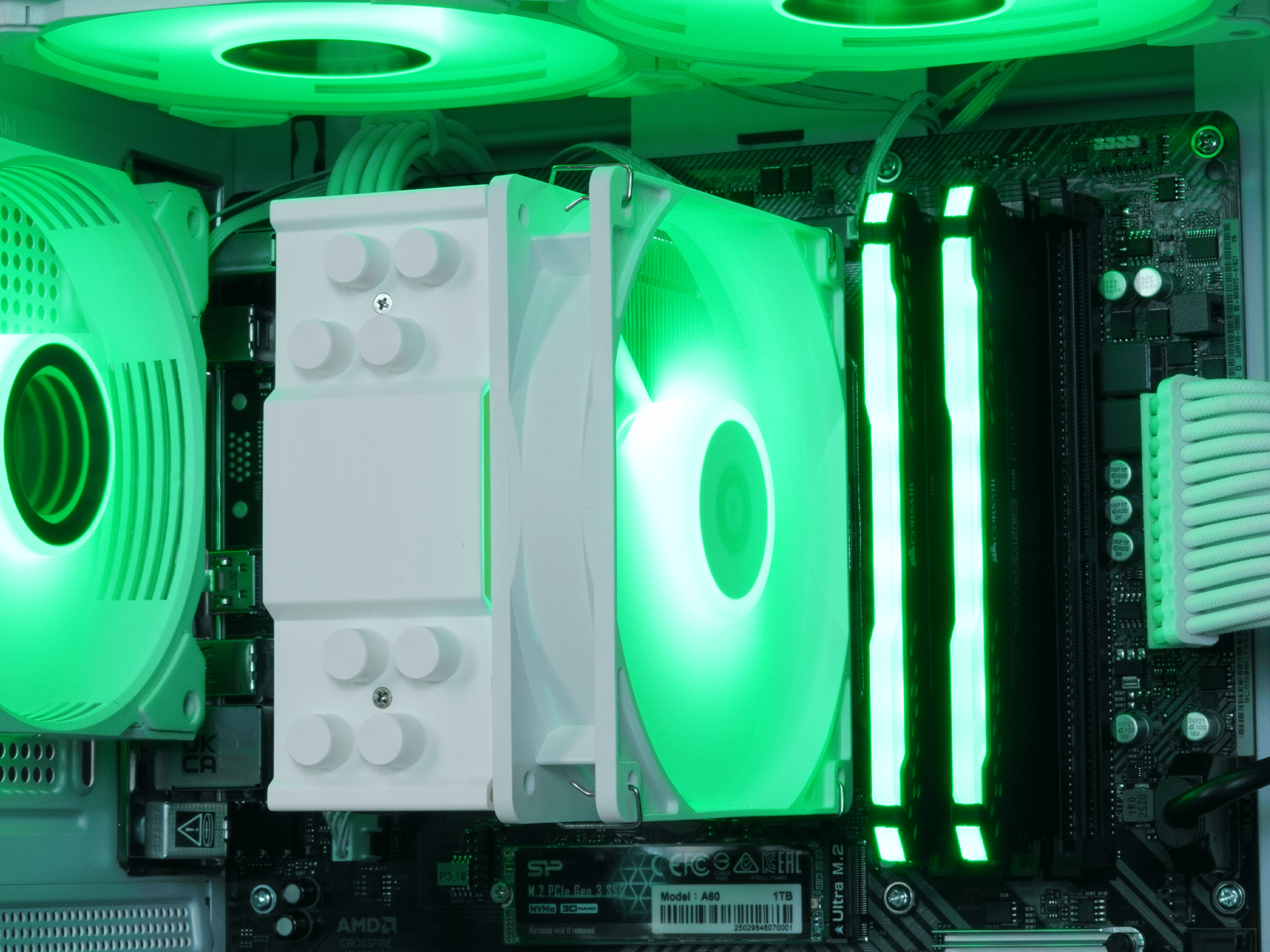 🟢Mint🟢RTX 2080, Ryzen 5 5500, 16GB DDR4 RAM, 1TB SSD, Windows 11 Pro w/ Wifi | 1080p Gaming PC |