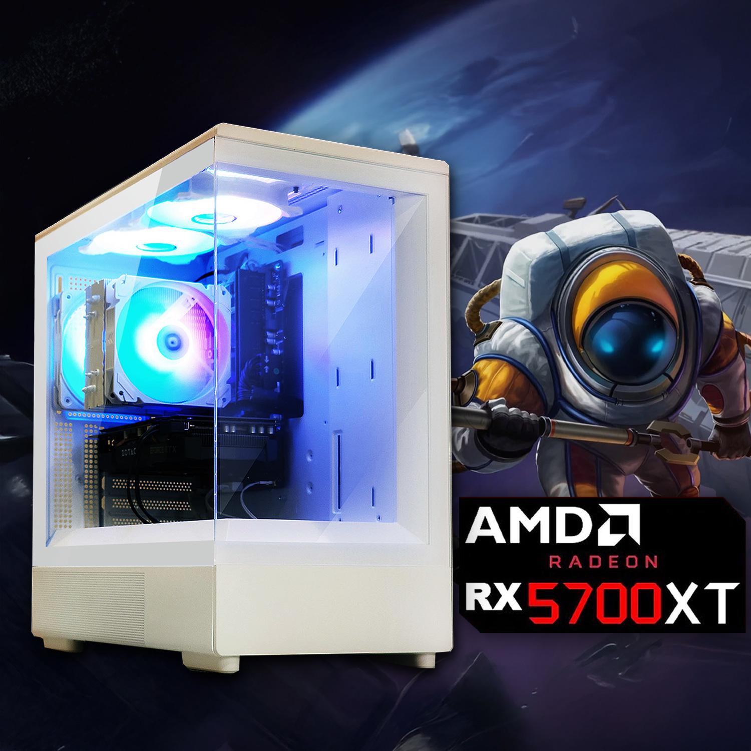 💪 RX 5700 XT, RYZEN 5 3500X, 16GB DDR4, 1TB M.2, WIFI & BT, WIN 11 | Pure Performance Gaming PC!