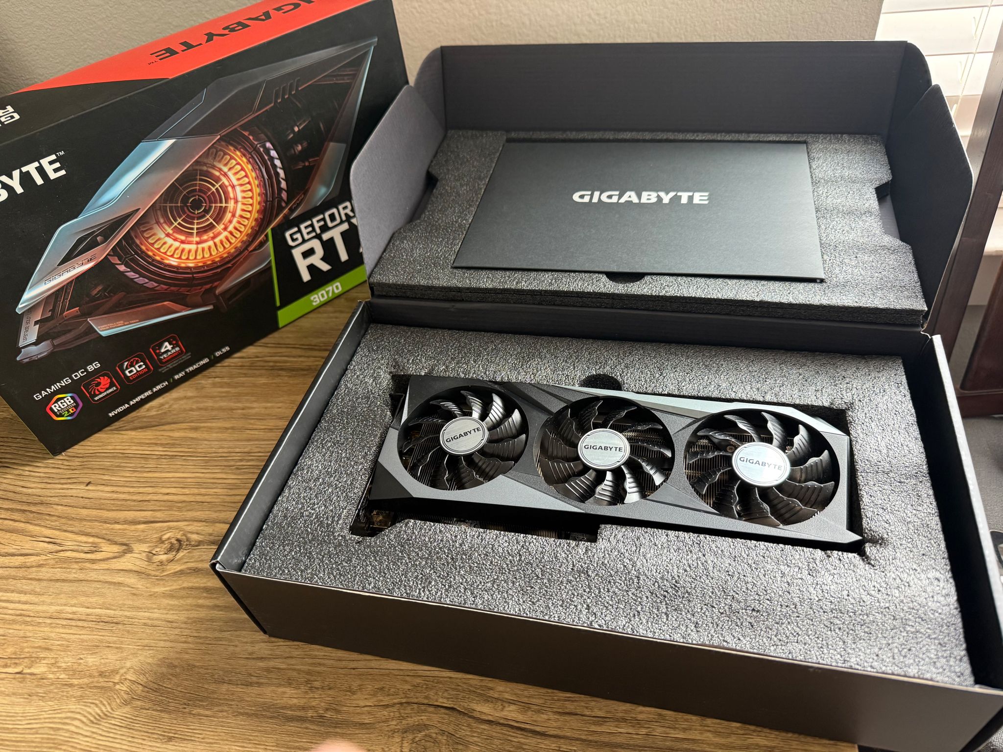 Gigabyte RTX 3070 original box