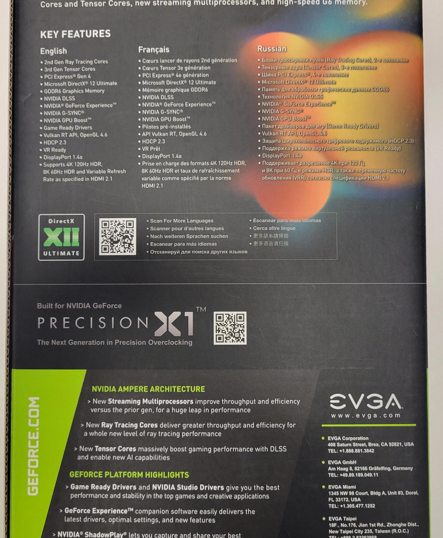 EVGA GeForce RTX 3060 XC, 12GB, Dual Fan
