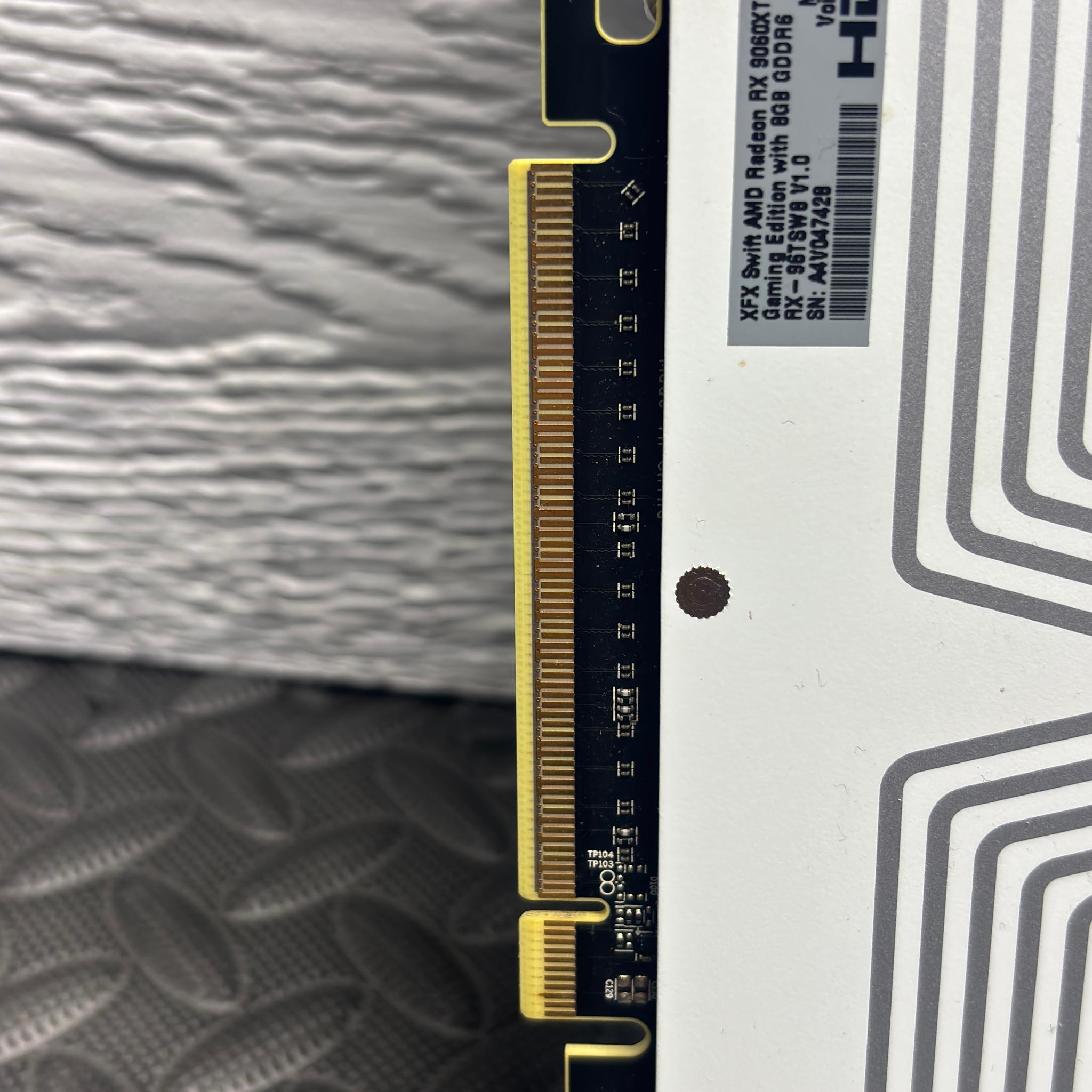 XFX Radeon RX 9060 XT Swift OC White 8GB Tested Working