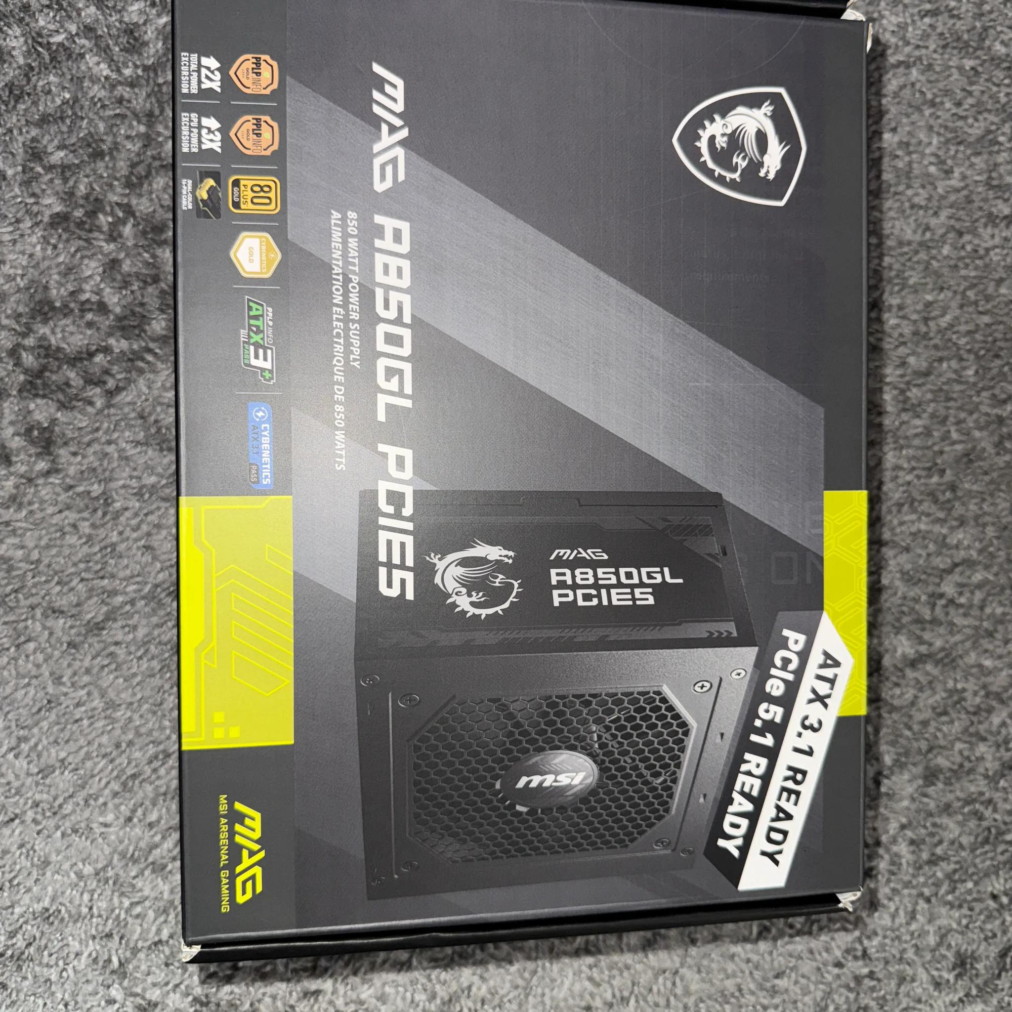 MSI MAG A850GL PSU