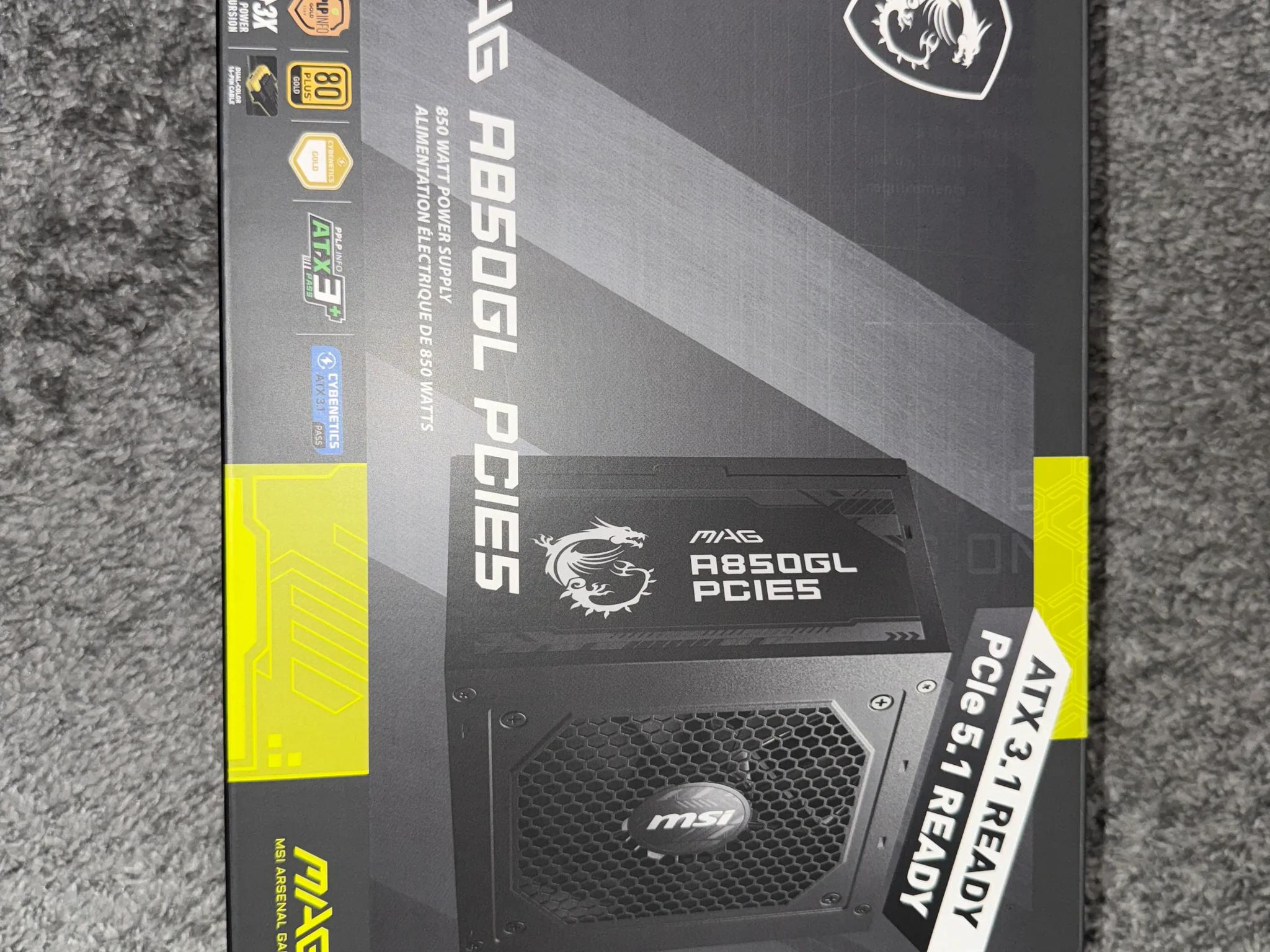 MSI MAG A850GL PSU