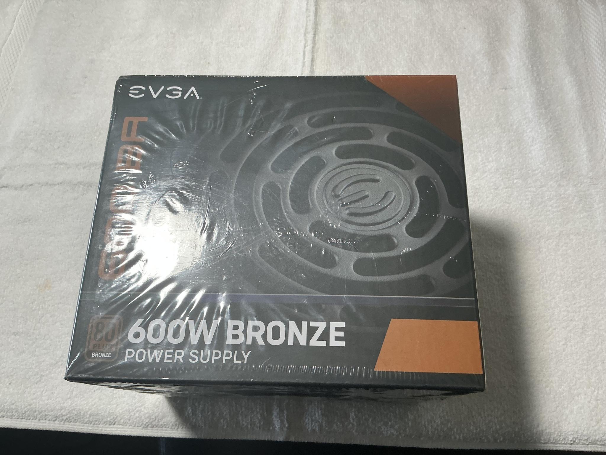 ++ NEW in Box ++ EVGA 600 BR 600W 80 PLUS Bronze ATX Power Supply w/ 6+2 PCIe