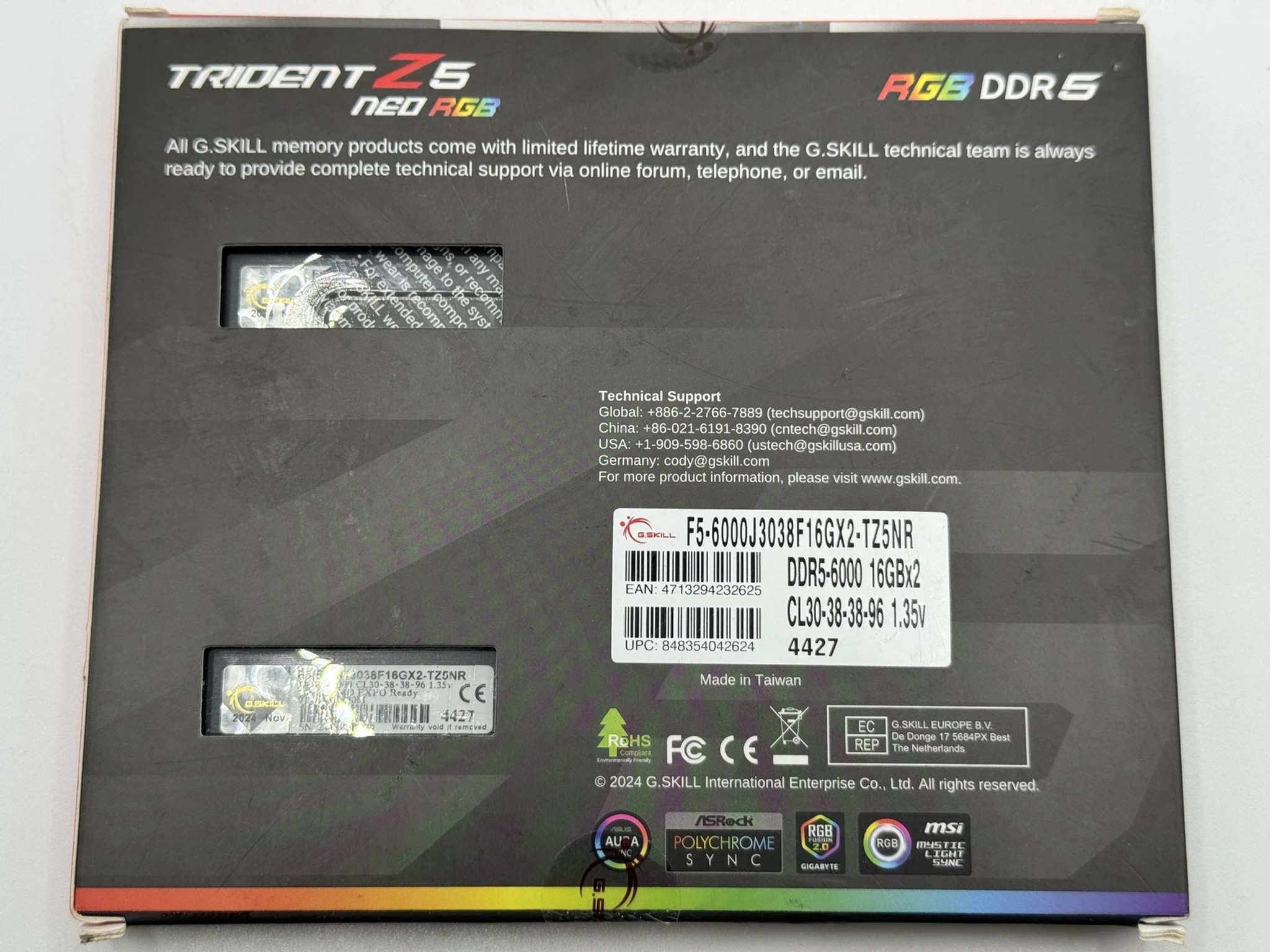 G.SKILL Trident Z5 Neo Series 32GB RGB CL 30