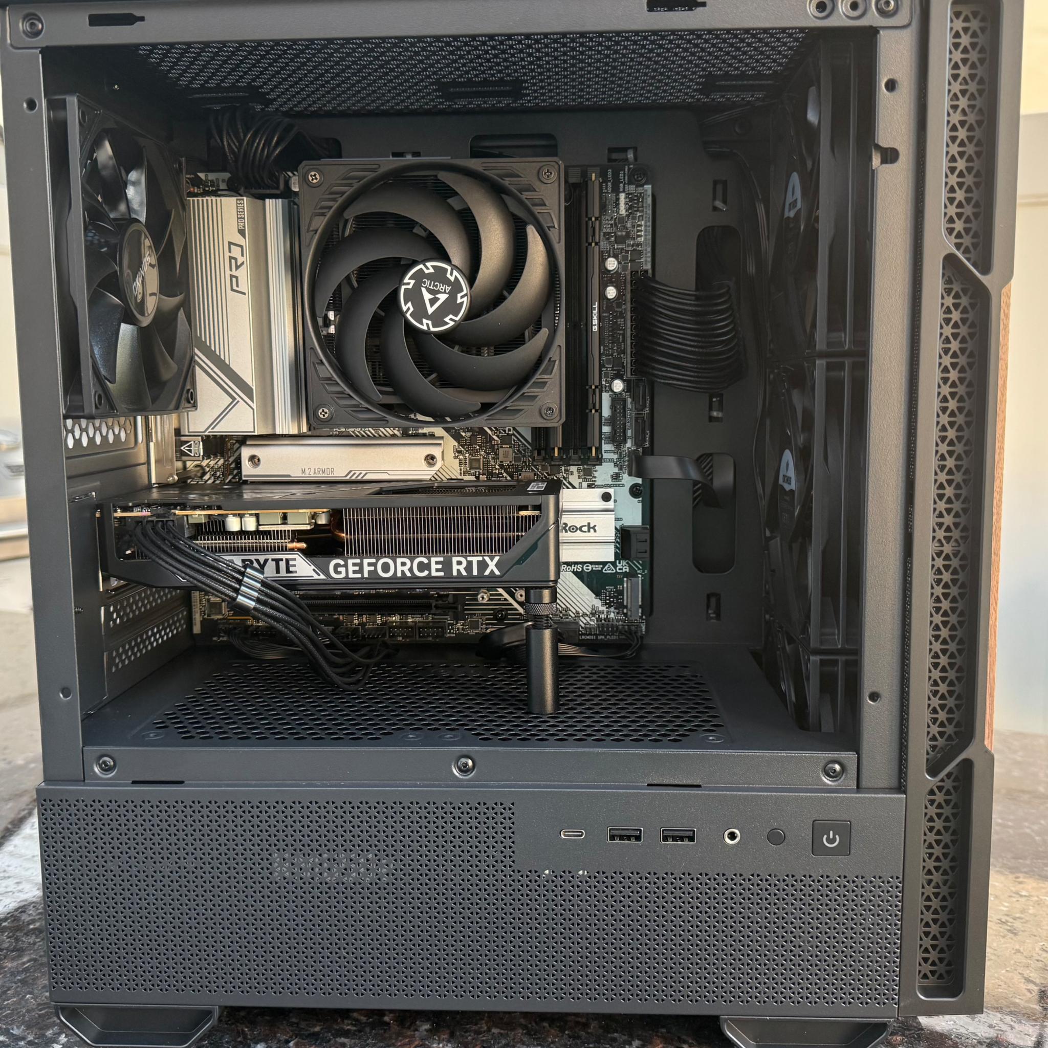 Ryzen 5 7600 1 TB SSD 32GB DDR5 RTX 5060 8 GB. ALL NEW parts!