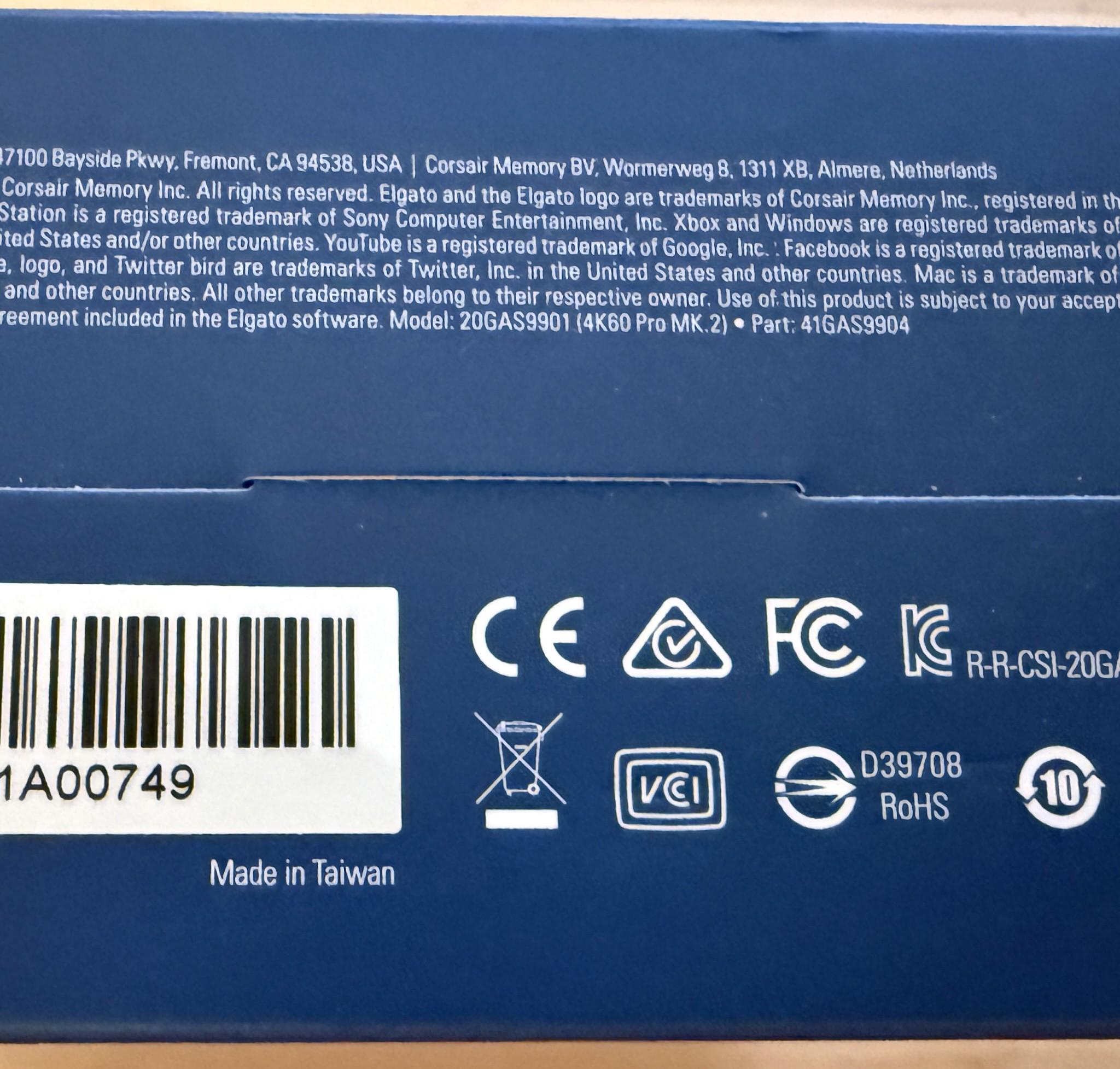 ELGATO GAME CAPTURE 4K60 PRO