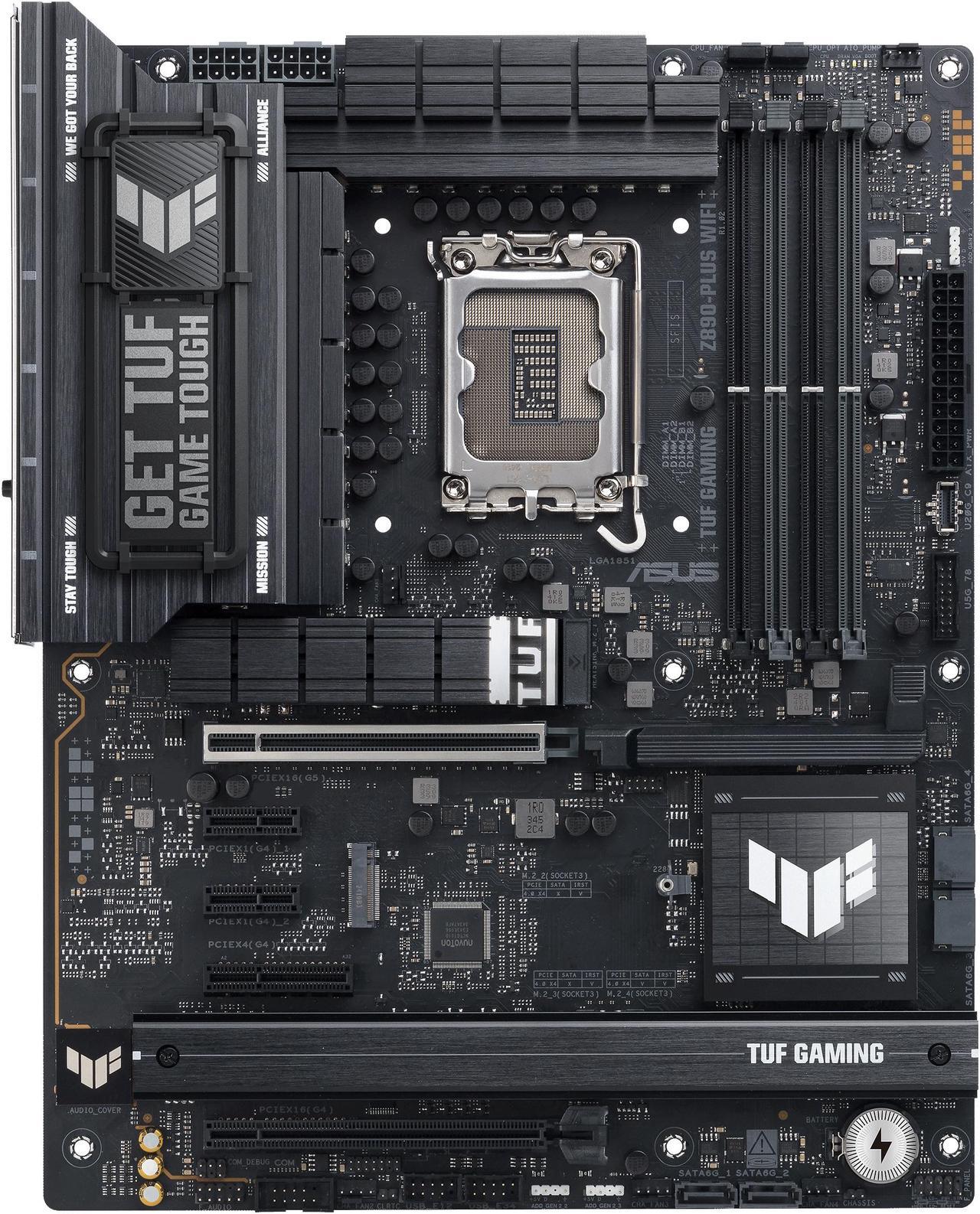 ASUS TUF Gaming Z890-PLUS WiFi Z890 LGA 1851 ATX Desktop Motherboard