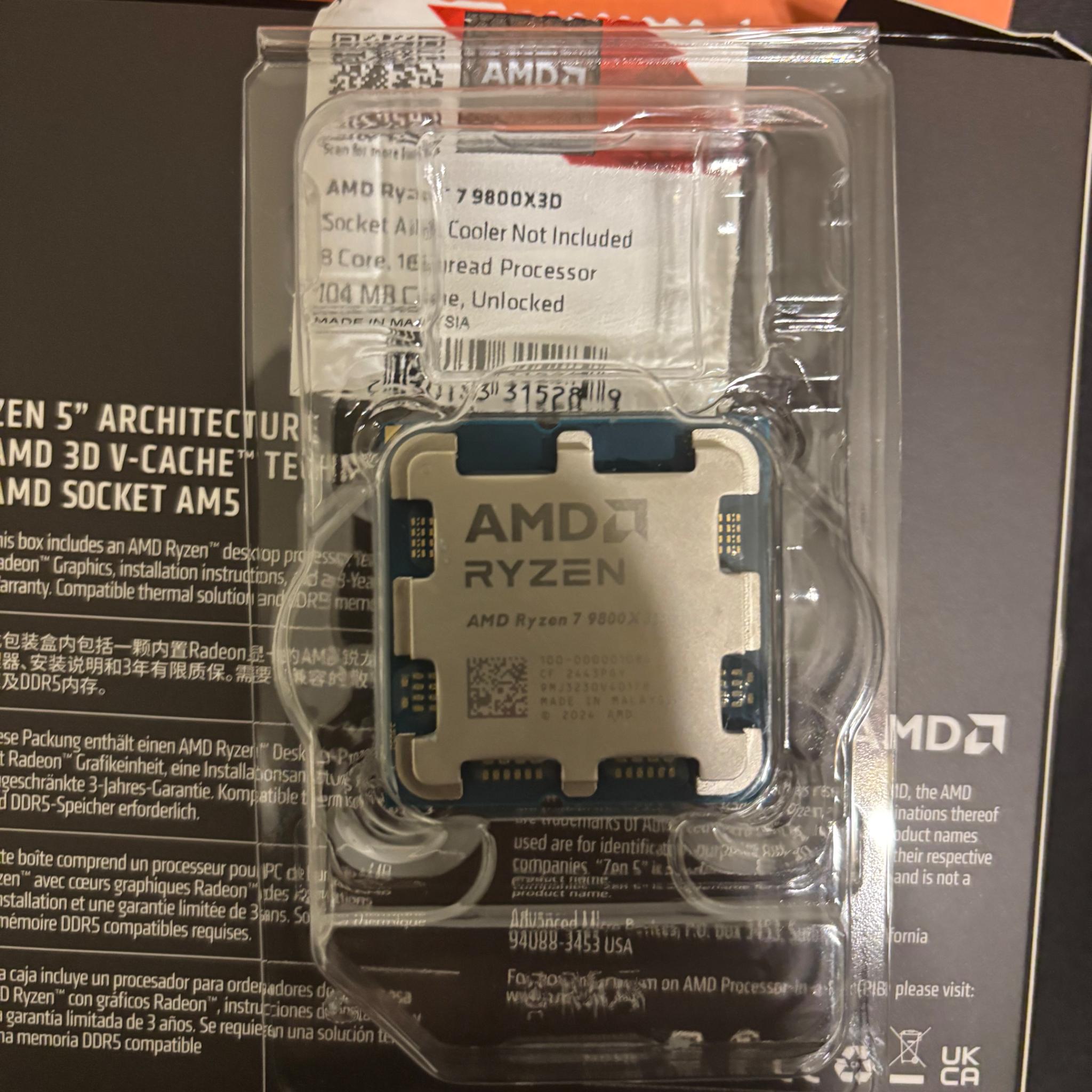 Ryzen 7 9800x 3d