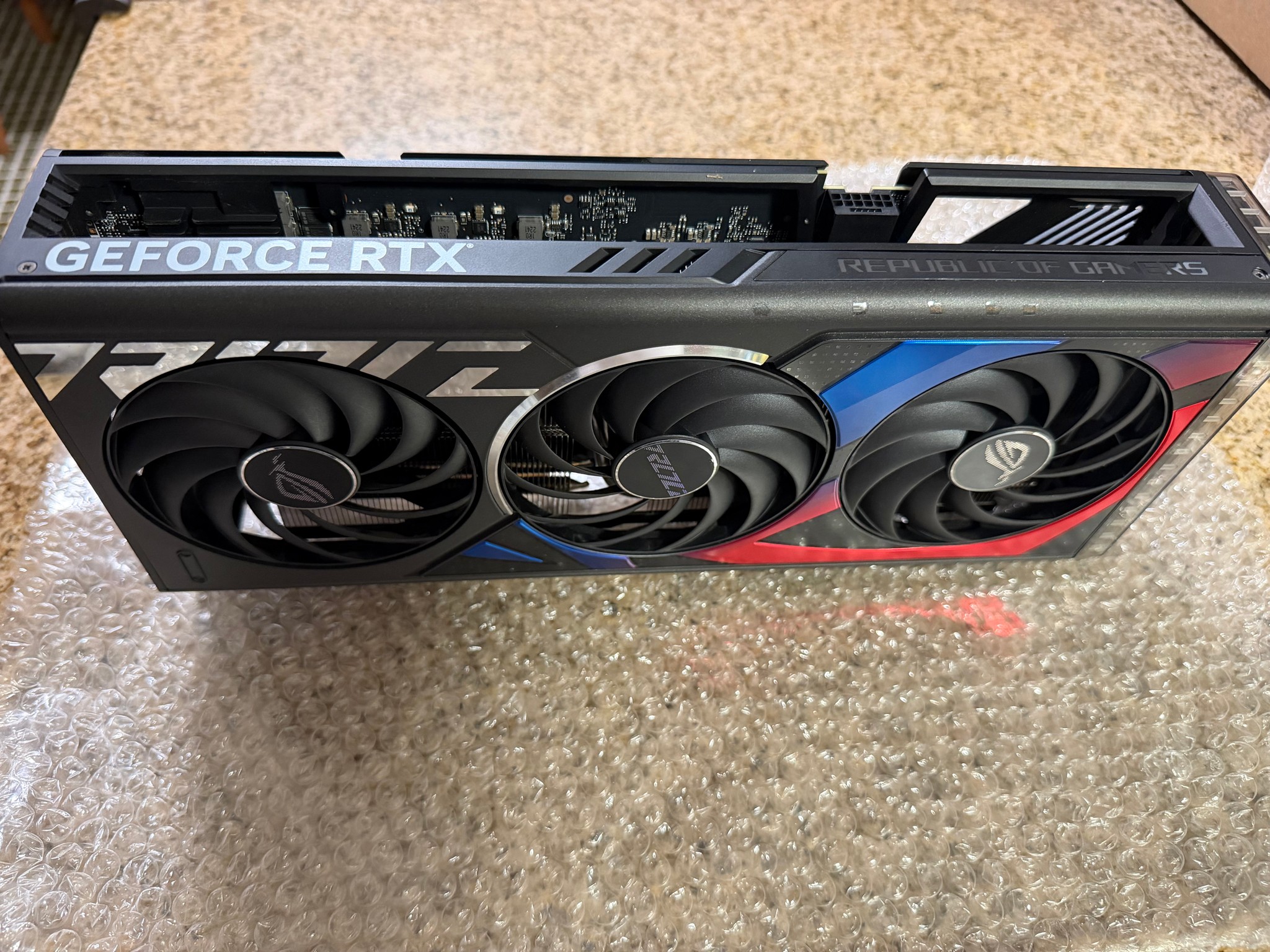 ASUS NVIDIA GeForce RTX 4070 Ti ROG Strix Overclocked Triple Fan