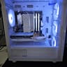White gaming pc Ryzen 5 5500 rx 6600 8gb