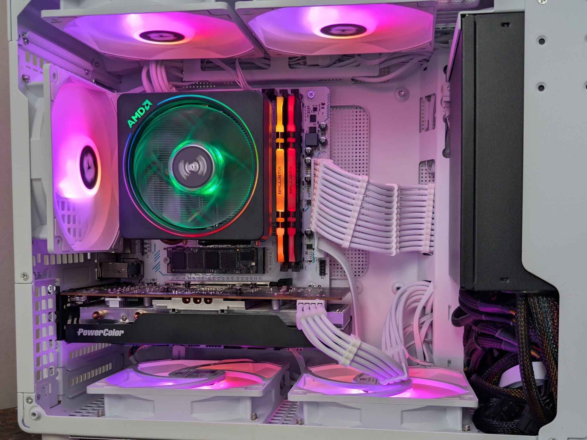 ⭐NEW⭐ M-ATX White Streaming/Gaming PC