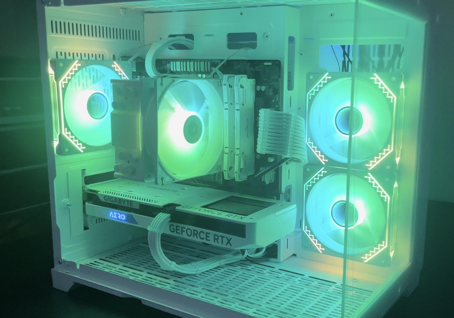 | RTX 4060 | Ryzen 5 5600 X | 16 GB 3200 Mhz | 500 GB Storage | Beautiful ARGB Supercomputer |