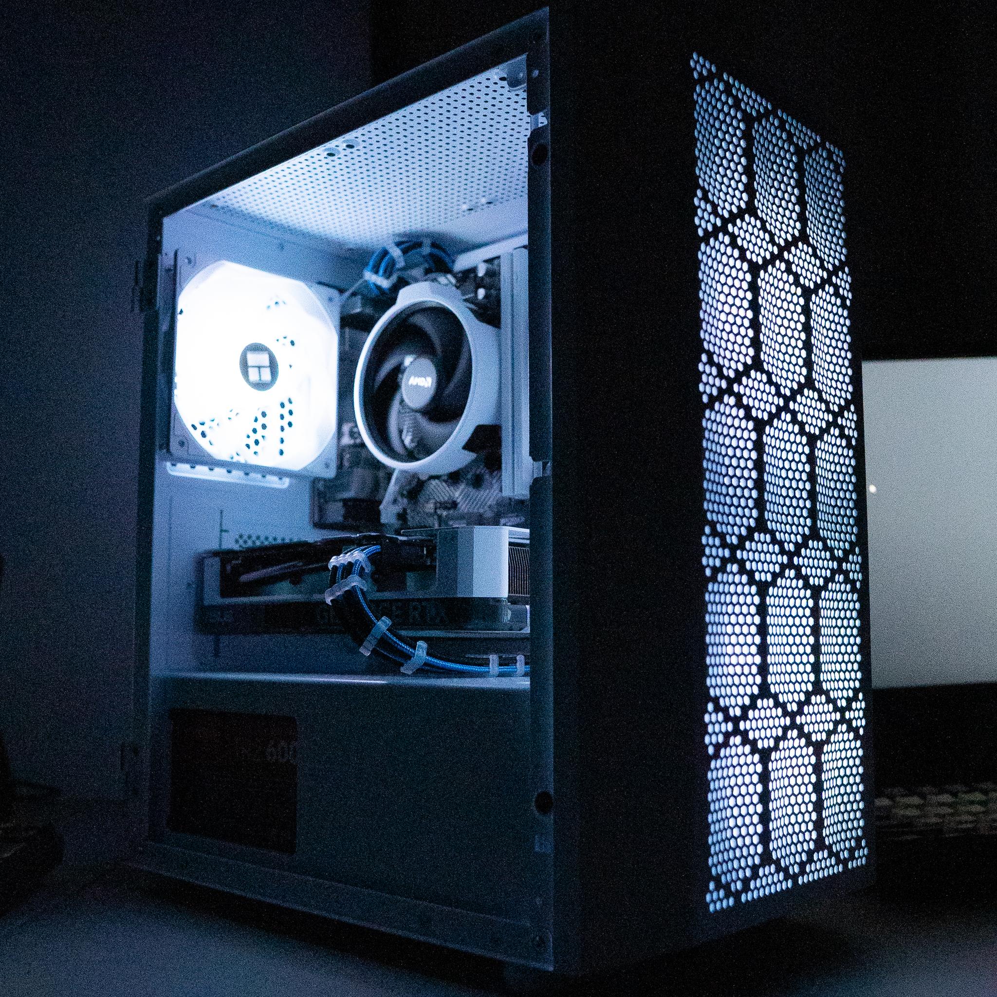 ❄️🌨 | ASUS RTX 4060 | RYZEN 5 5500 | 16GB DDR4 RAM | 1TB | Arctic Freeze 4.0