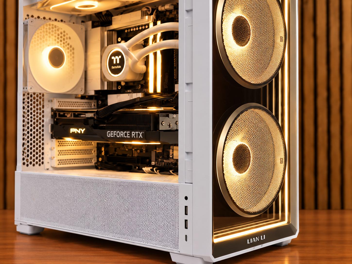 ❄ICE❄ V1 | RTX 5070TI 16GB| Ryzen 9800X3D | 32GB DDR5 | NVME | GOLD PSU | Windows 11 | LCD