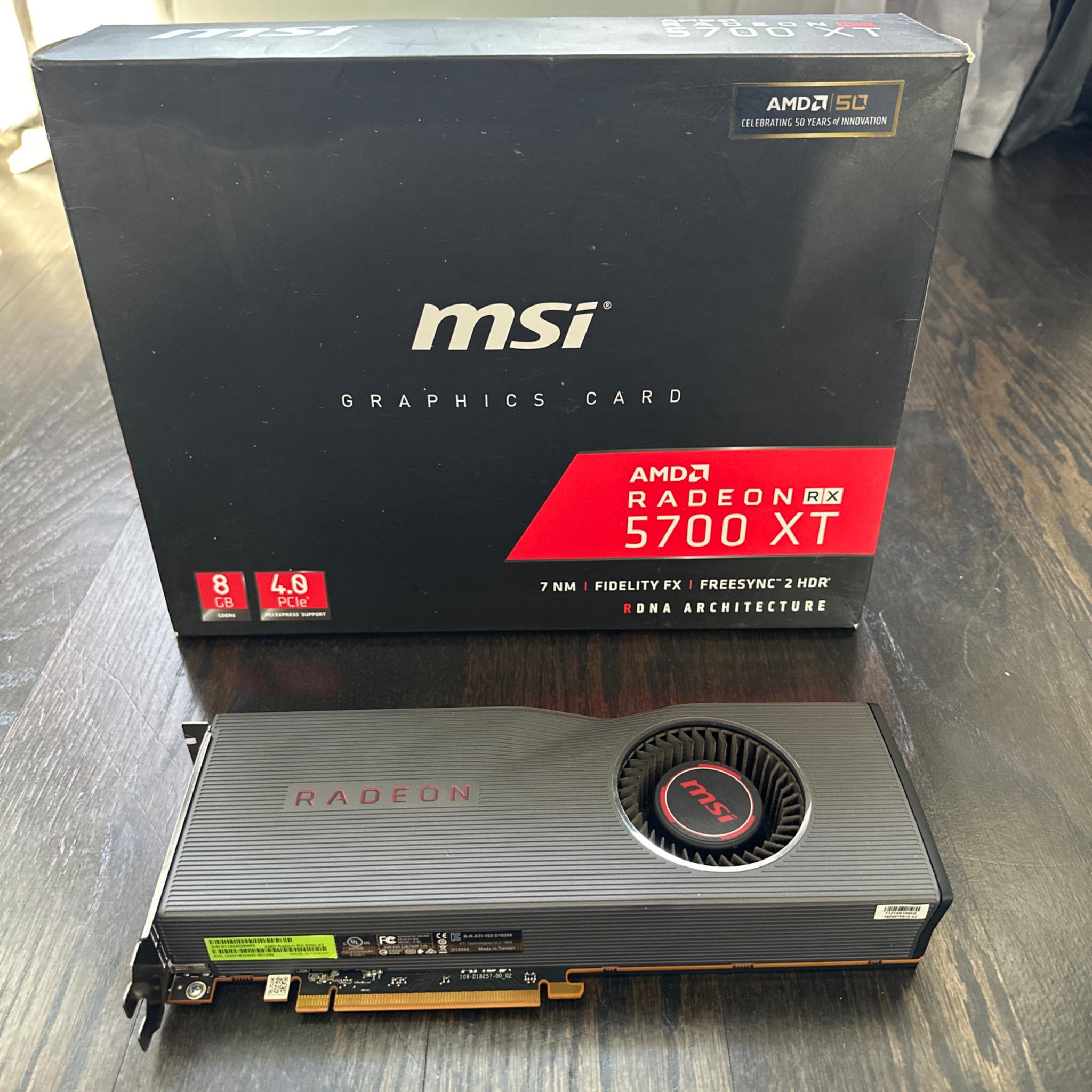 MSI AMD Radeon 5700XT