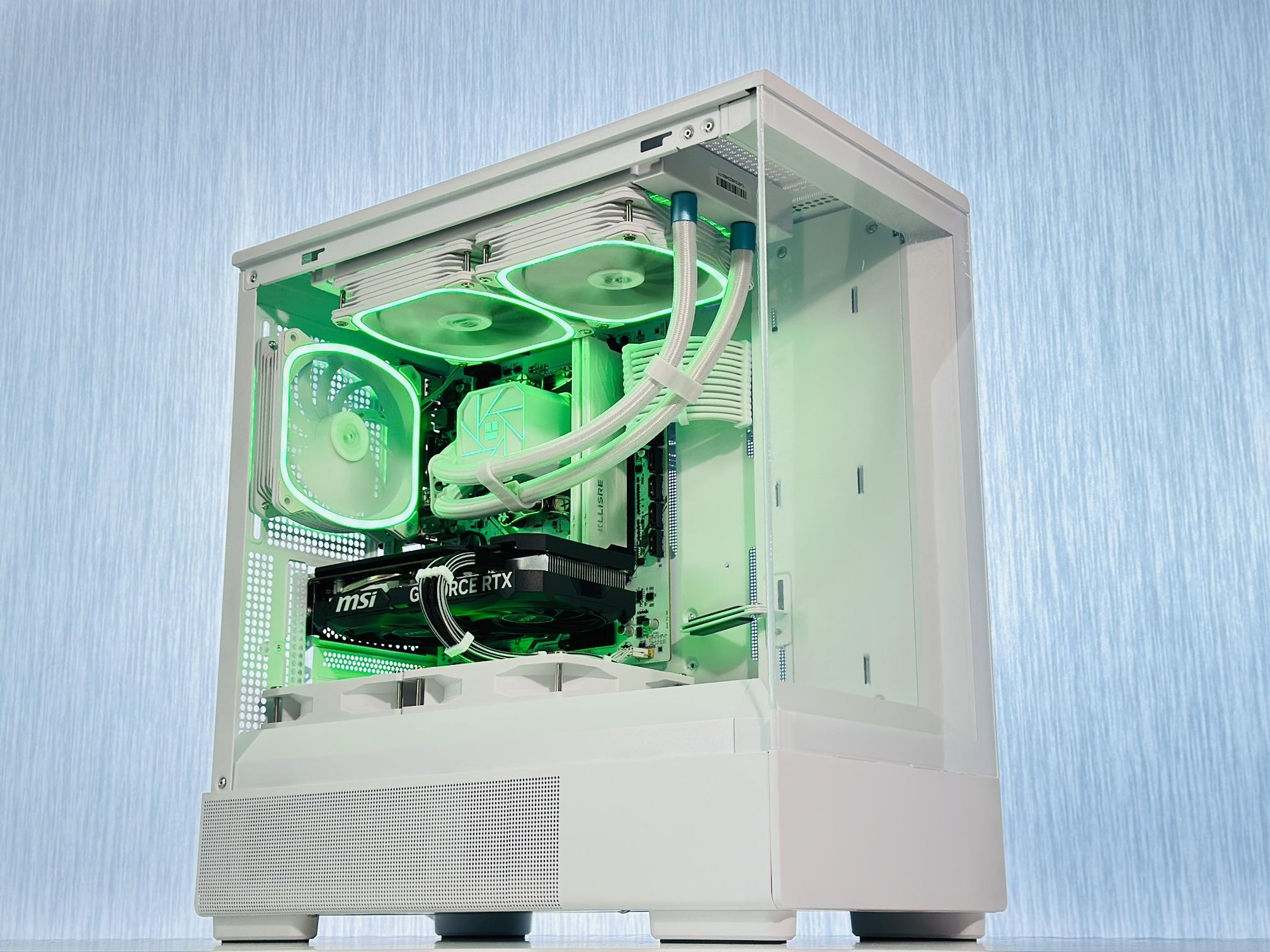 🚀👨🏻‍🚀🌟👨‍🚀Buzz Liquid Cooled Gaming PC❄️Nvidia RTX 4060 8GB❄️AMD Ryzen 5 5600❄️32GB DDR4