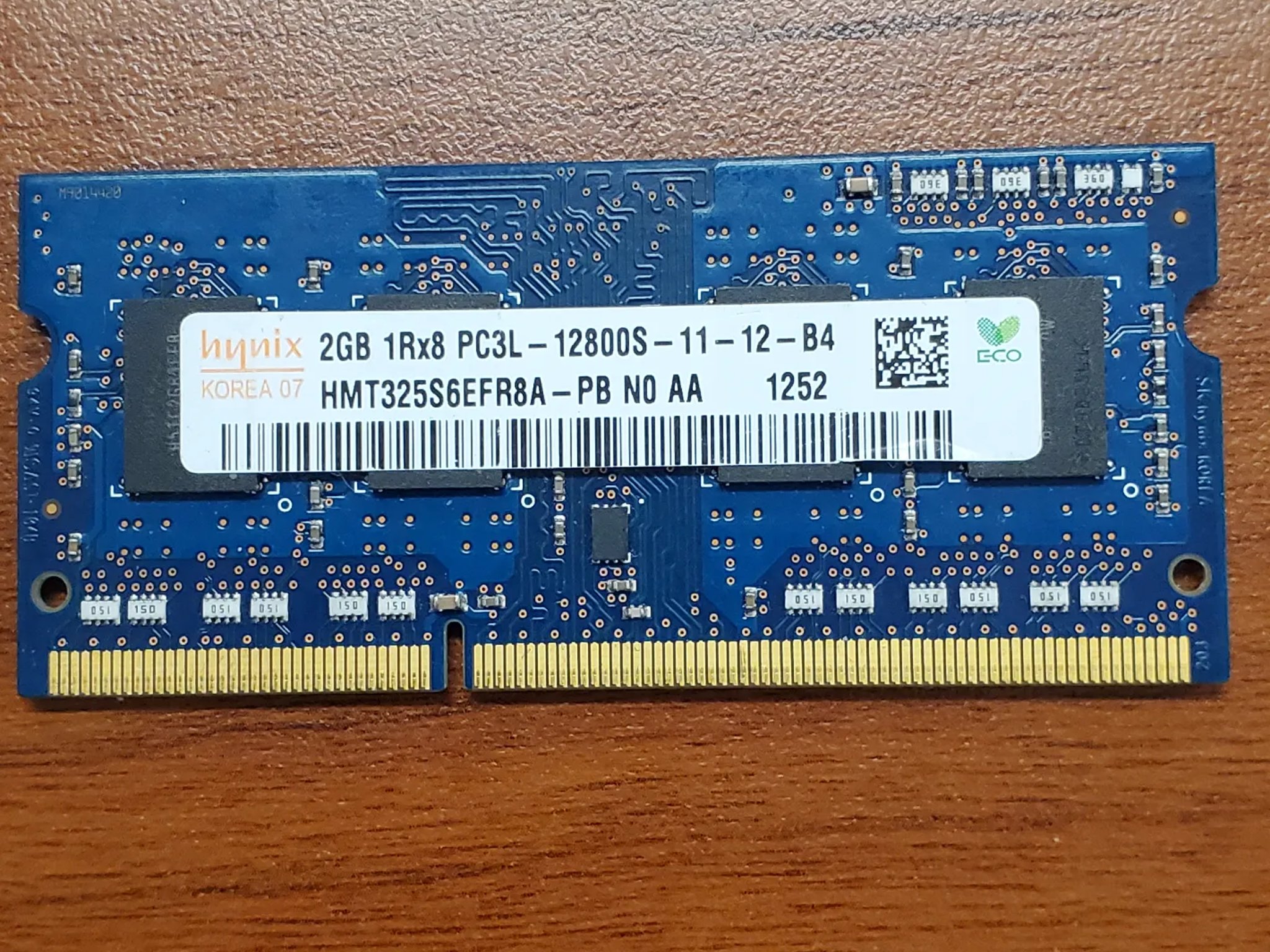SK Hynix Laptop RAM Memory 2gb 1rx8 Pc3l-12800s Hmt325s6efr8a-pb