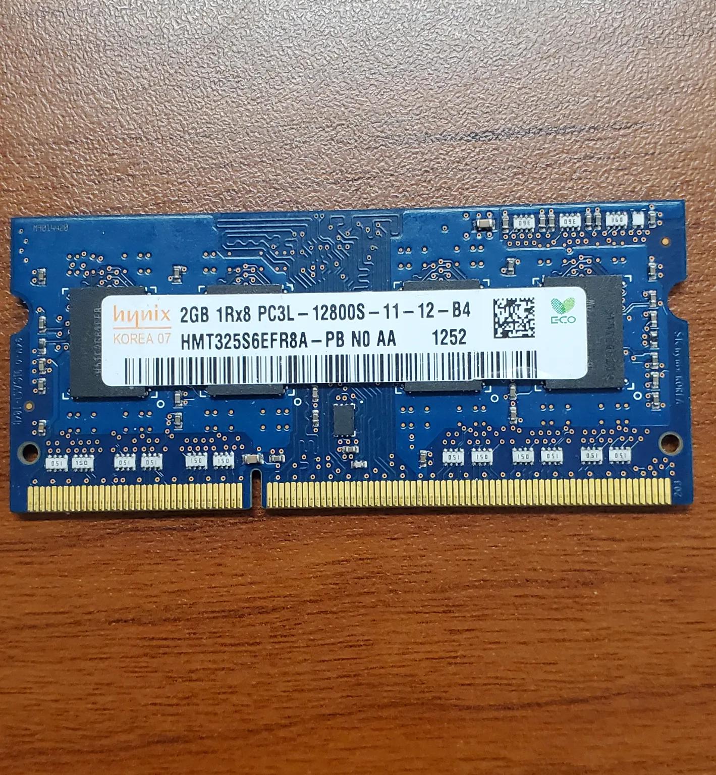 SK Hynix Laptop RAM Memory 2gb 1rx8 Pc3l-12800s Hmt325s6efr8a-pb