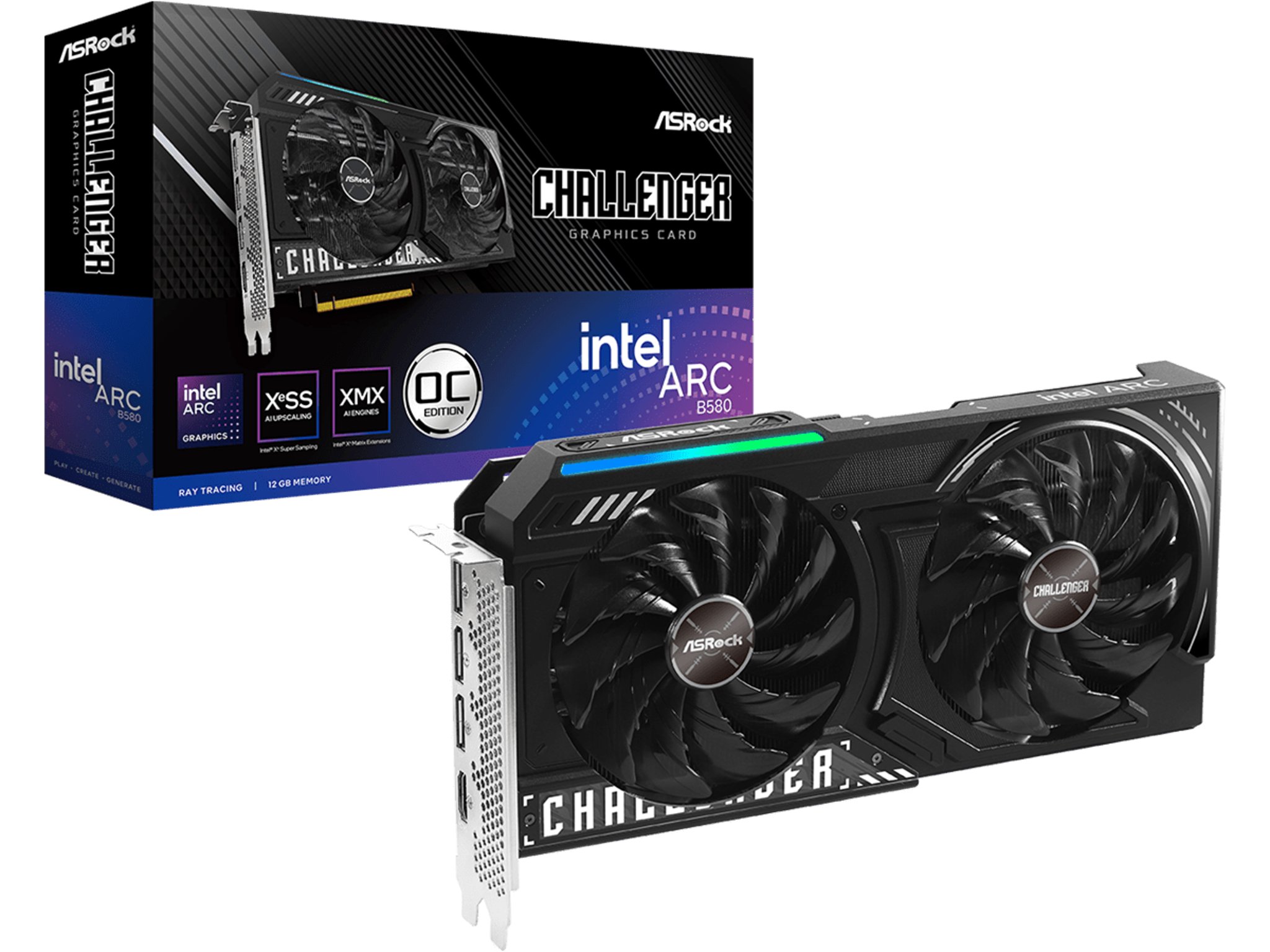 Intel Arc B580 12 GB - ASRock Challenger OC