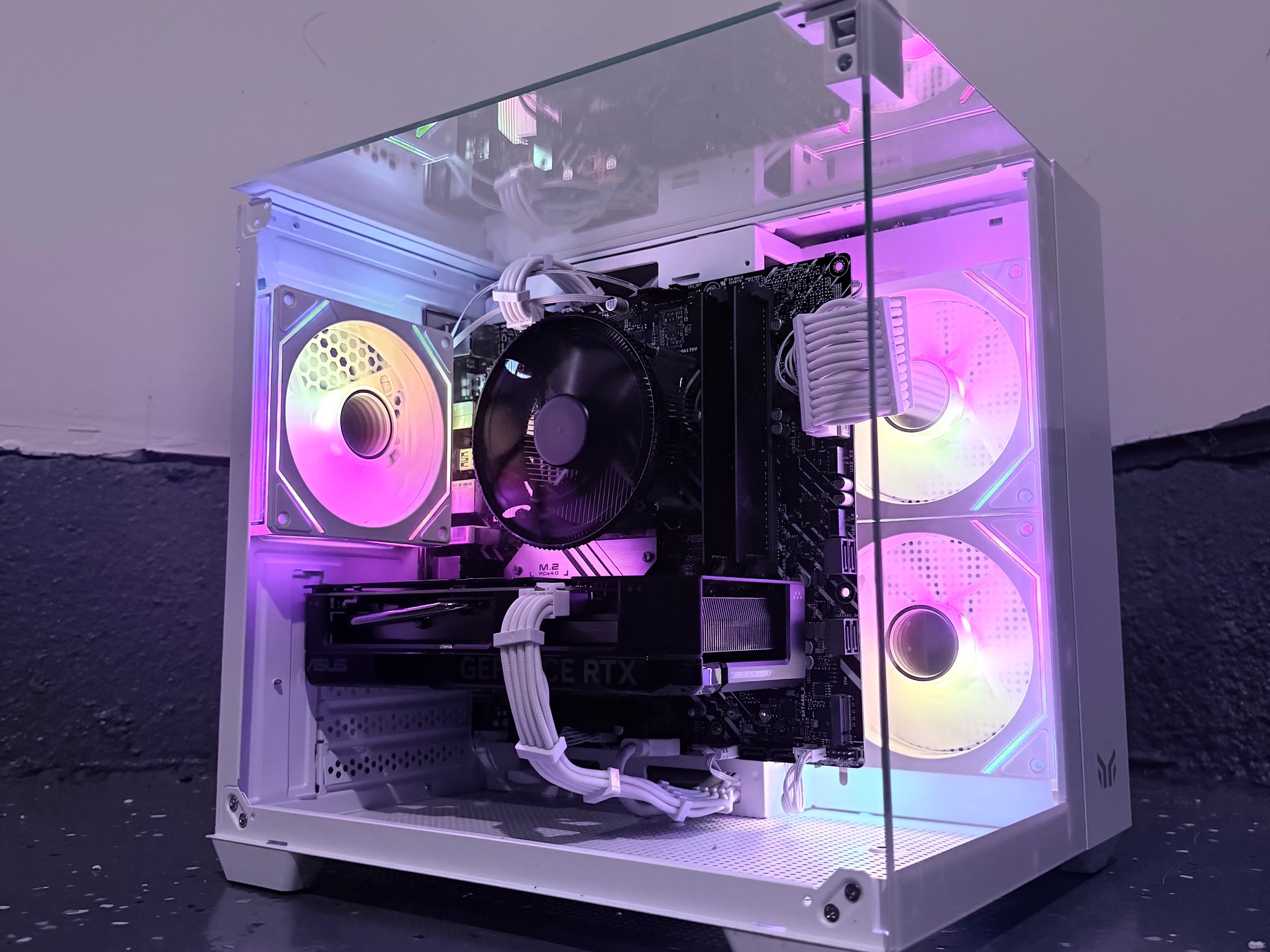 🌈"Lunar Opal"⚪️ | 1080p Gaming | RTX 4060 | i5 12400F | 16B Ram | 1TB SSD | Free Shipping