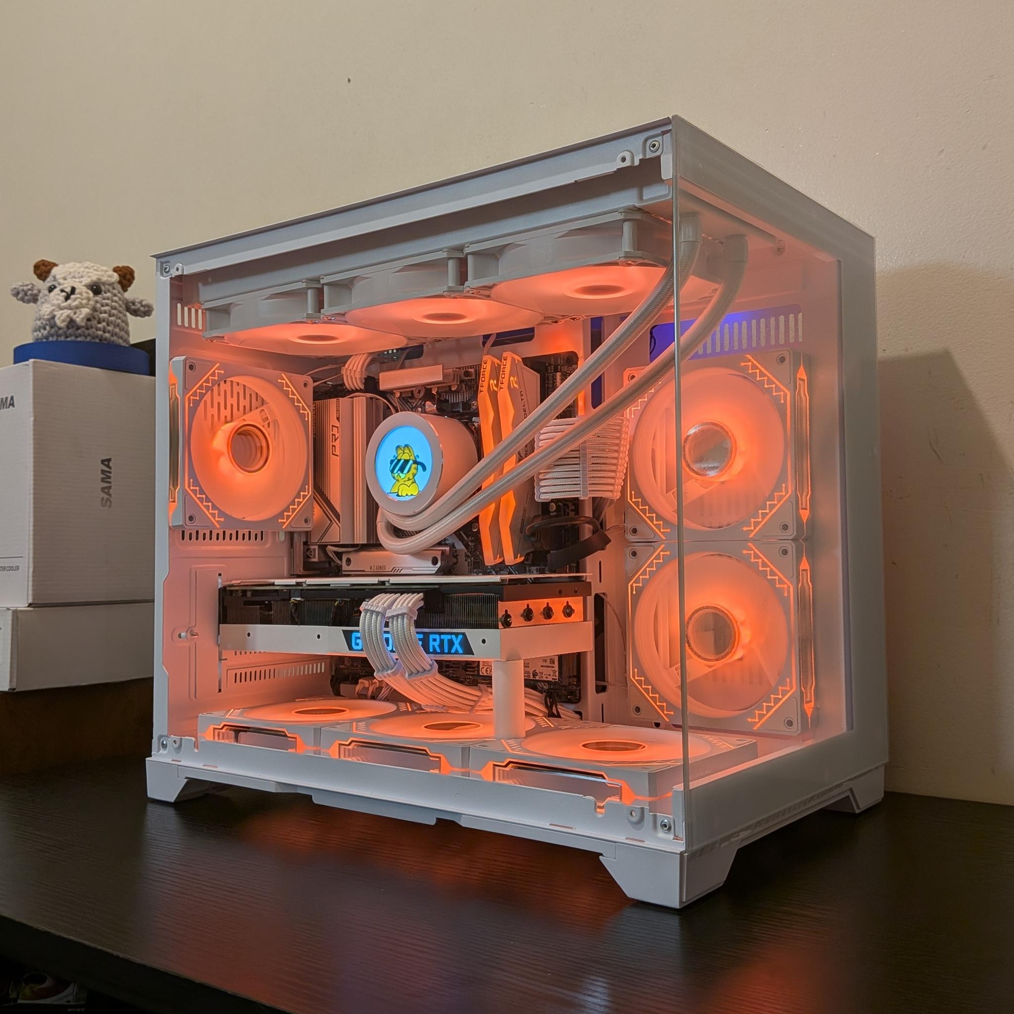 🔥🦢 White Gaming PC | RTX 3080 | Ryzen 7600X | 1TB SSD | 32GB RAM | WiFi 6 & Bluetooth 🦢🔥