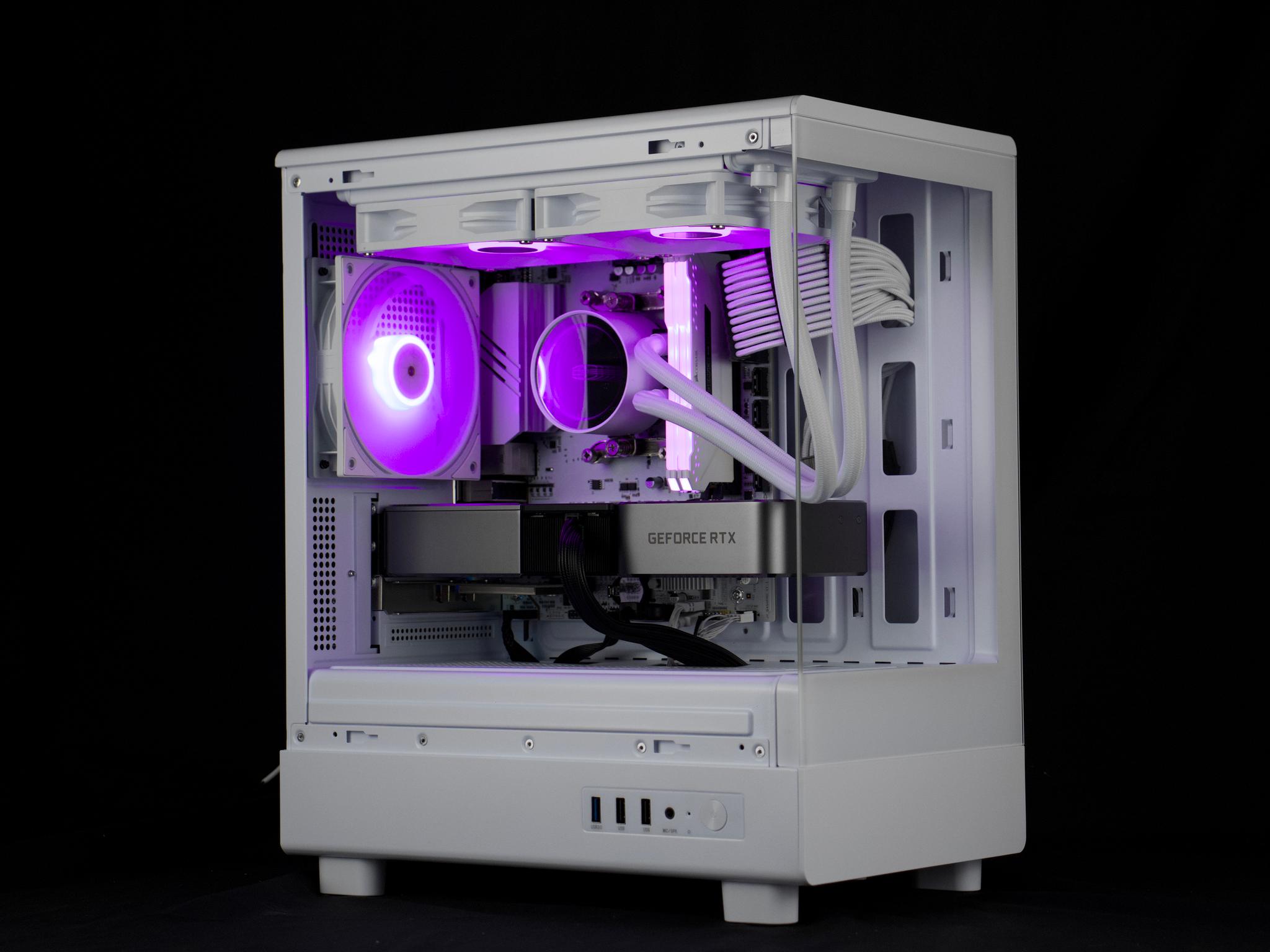🧊❄️🧊 White Gaming PC – RTX 3070 TI, Ryzen 5 5600, 16GB RAM, 1TB NVMe SSD - WiFi, BlueTooth 🧊❄️🧊