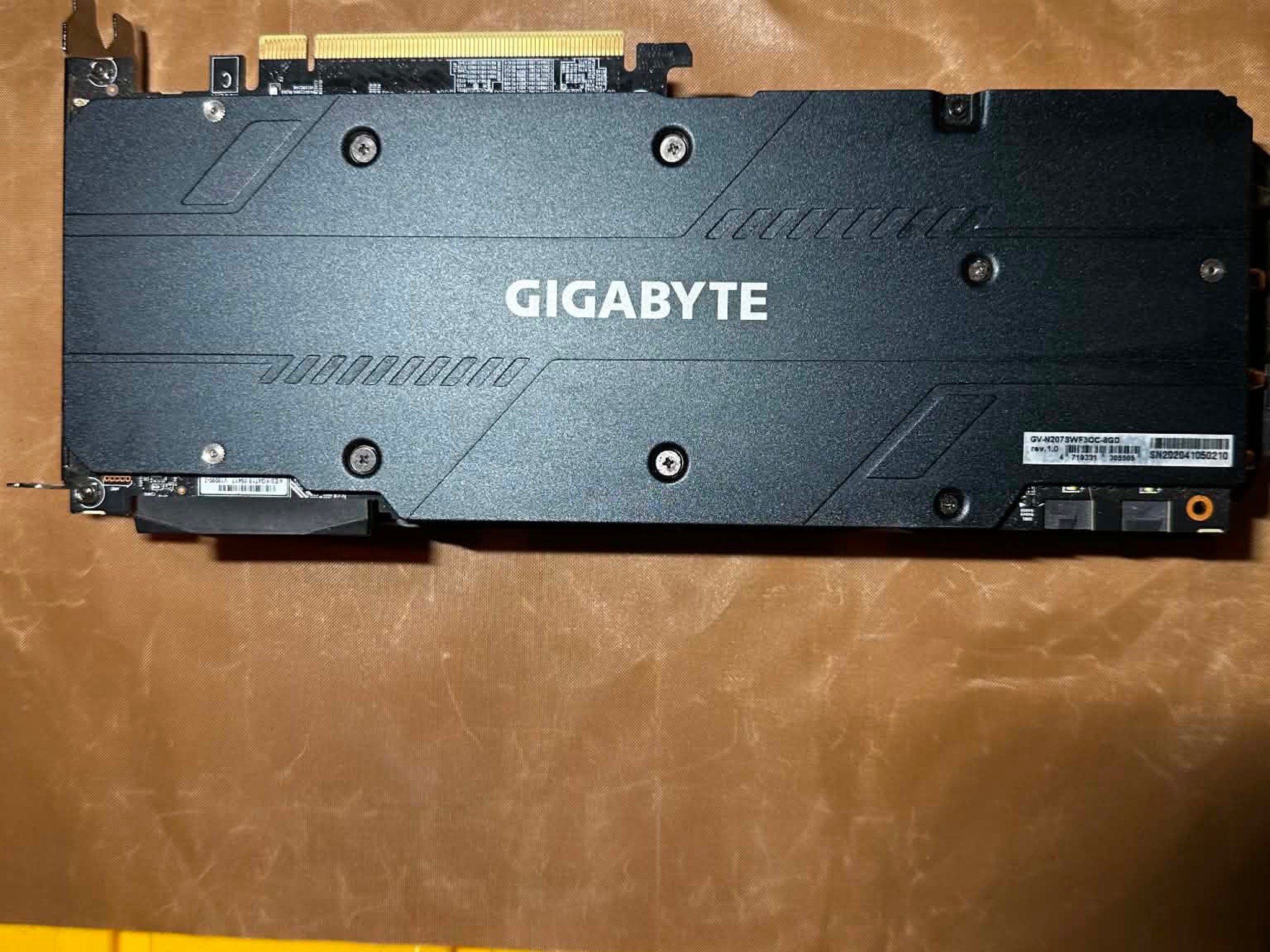 GIGABYTE WINDFORCE OC 3X GeForce RTX 2070 SUPER