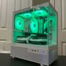 WHITE ARGB PC|RX 6600|RYZEN 5 5500|16GB RAM|500GB NVME