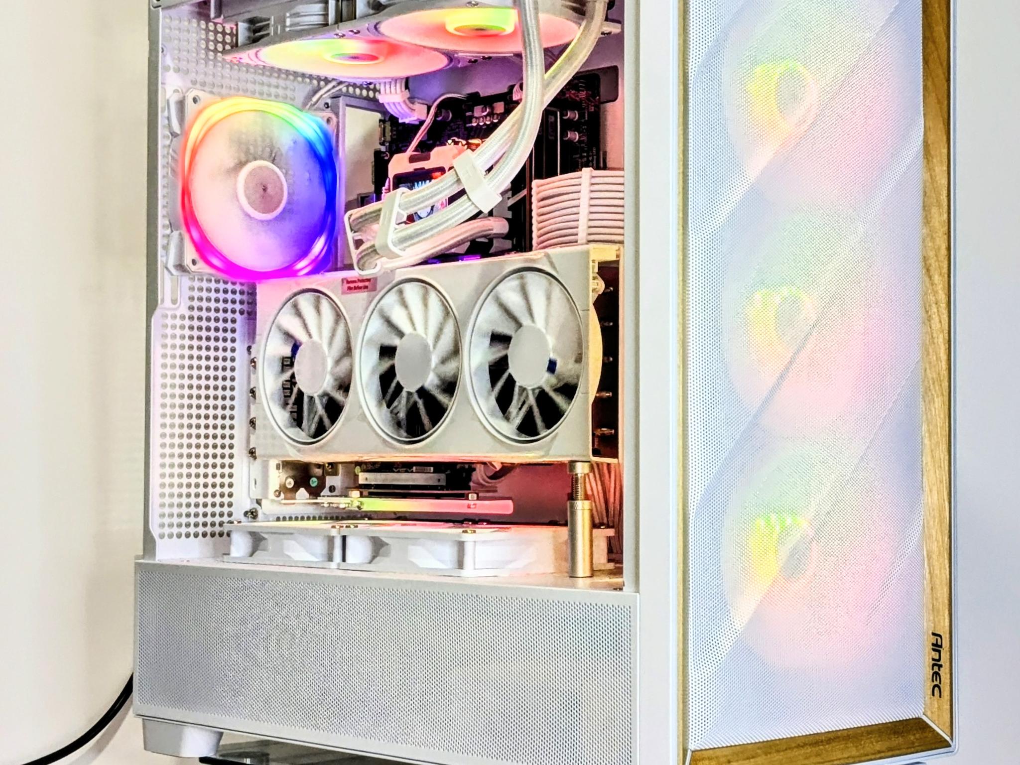 All-White Birch PC | Ryzen 7 7800X3D | RX 9070 (XT Flashed⚡)| 2TB Nvme SSD| WiFi+🔵🦷|Windows 11