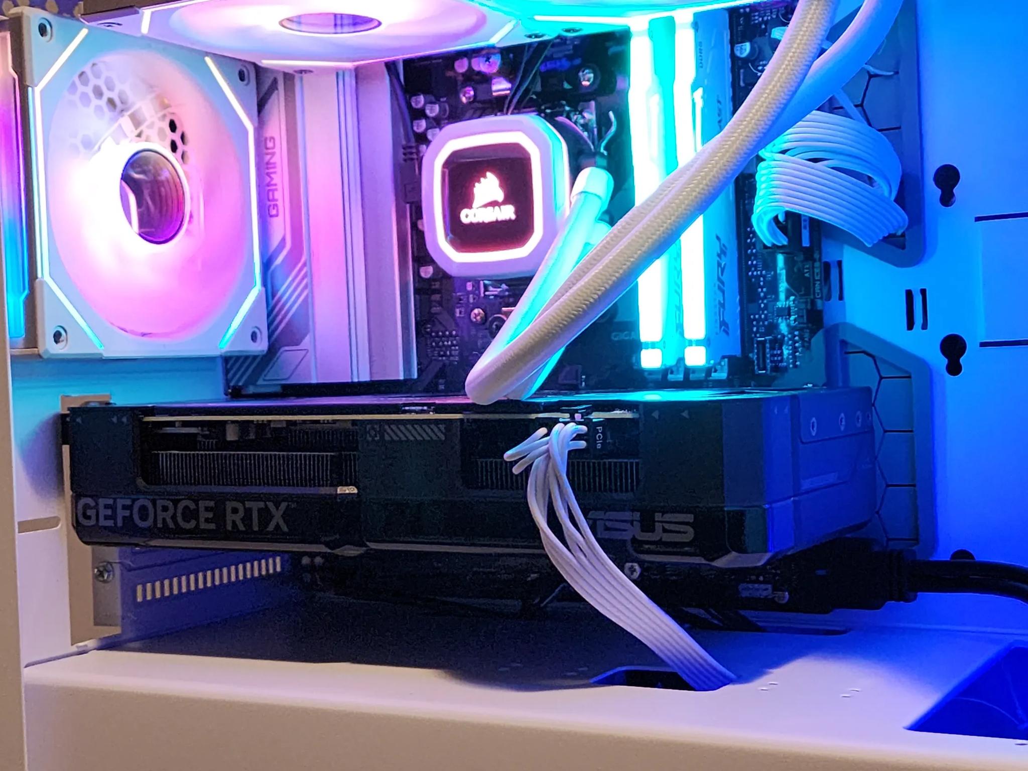 💥Versatile White PC💥 RTX 4070 | Ryzen 7 7700X | 32GB DDR5 | 1TB NVME M.2 | Windows 11 Pro