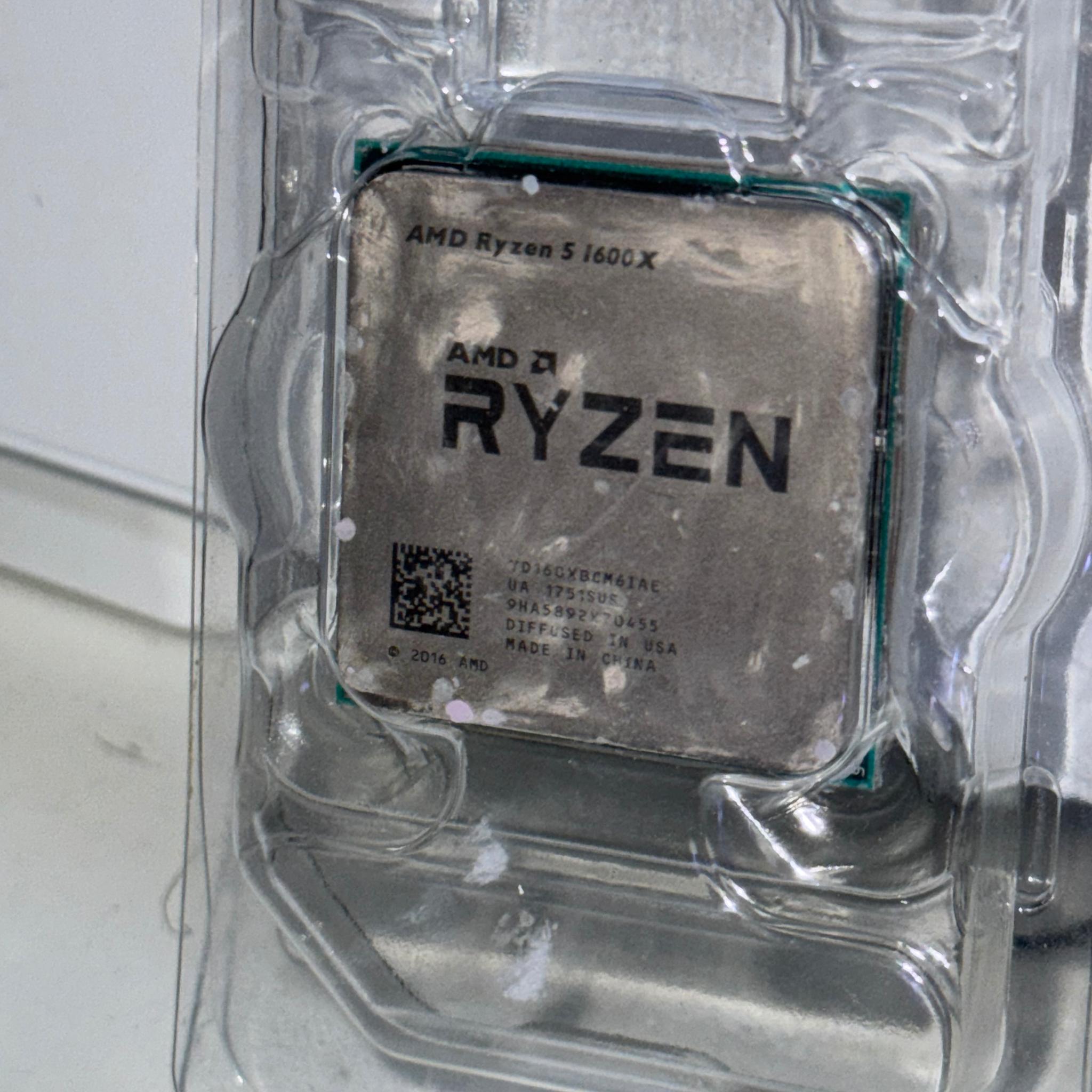 AMD Ryzen 5 1600X (AE Model) 6-Core 12-Thread CPU
