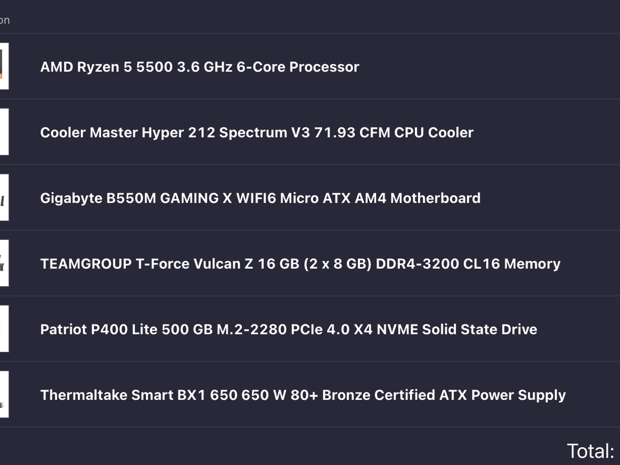 *BNIB* Budget AM4 PC bundle (CPU, MOBO, RAM, SSD, PSU, Cooler)