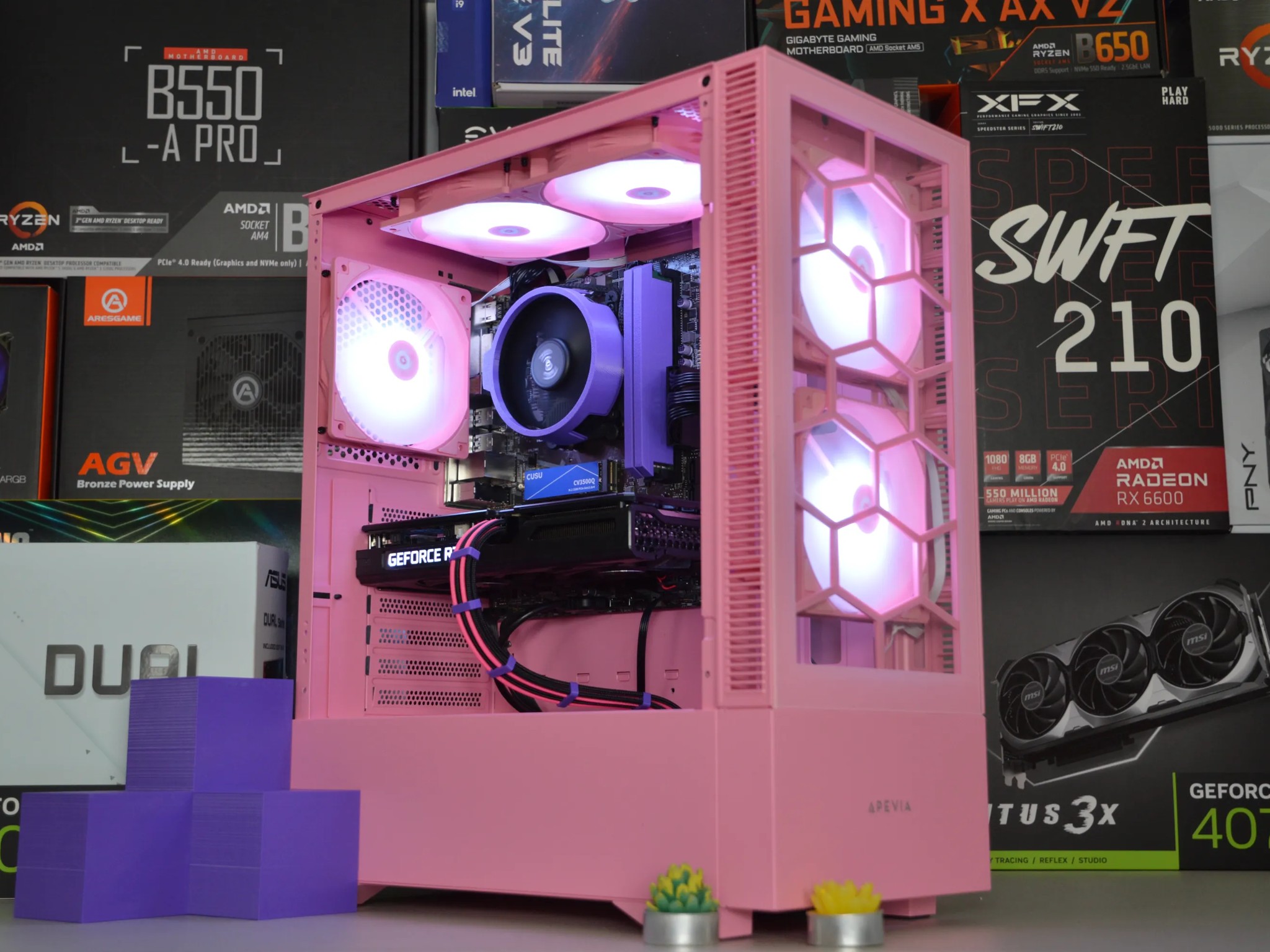 💖Be My Valentine💜| RTX 3050 8GB | RYZEN 5 4600G | 16GB DDR4 RAM | 1TB NVME SSD |