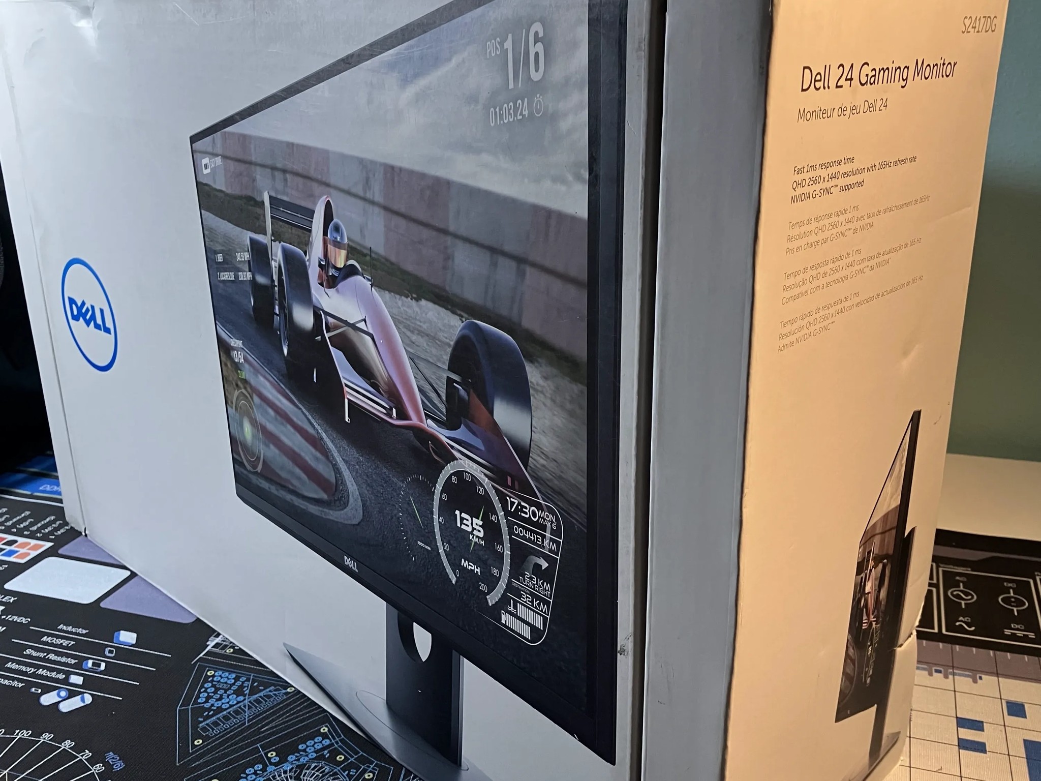 Dell S2417DG - 24" 1440p 144Hz Gaming Monitor