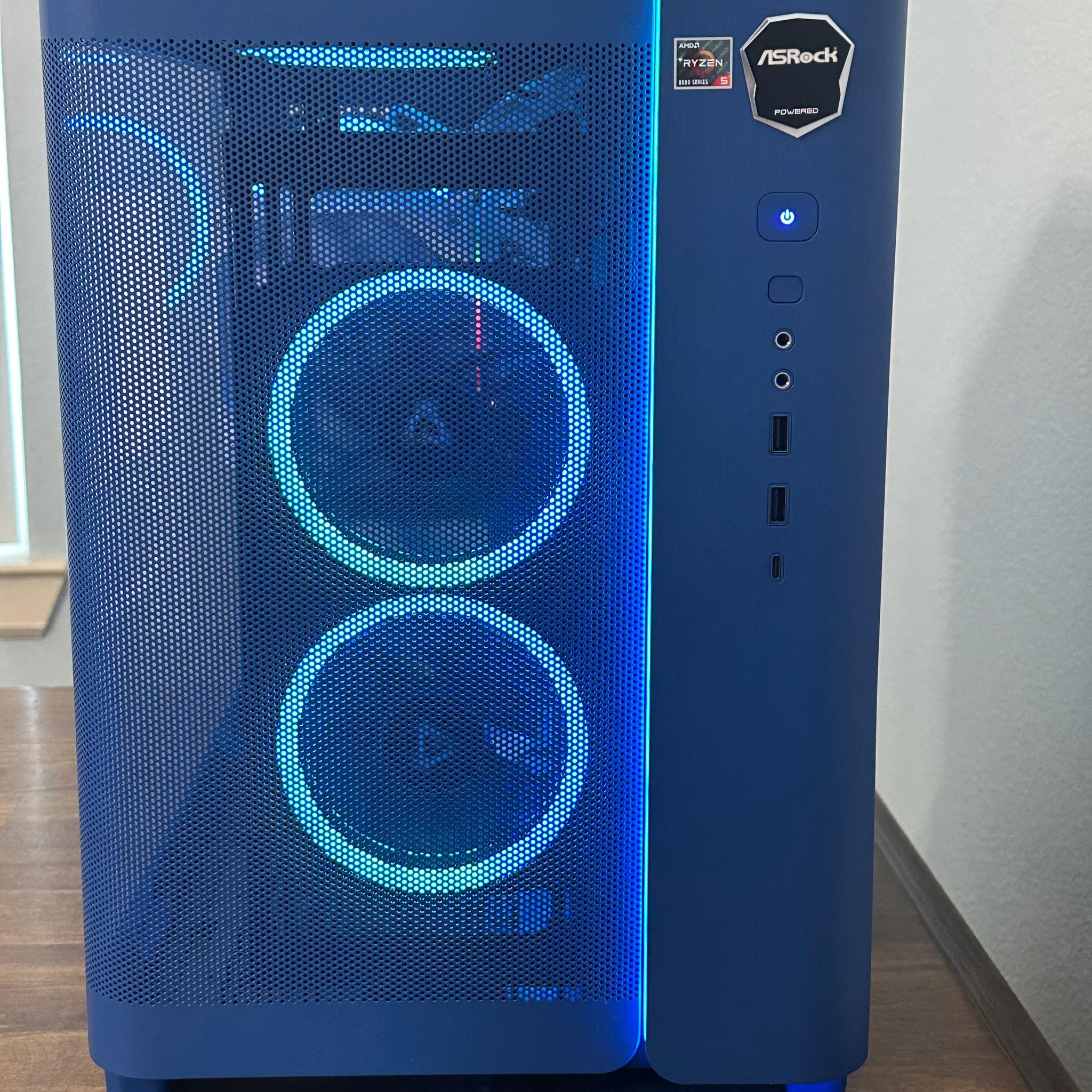 Captain America Gaming PC AMD Ryzen 12 threads NVIDIA 5060 16GB DDR5 RAM 1TB SSD
