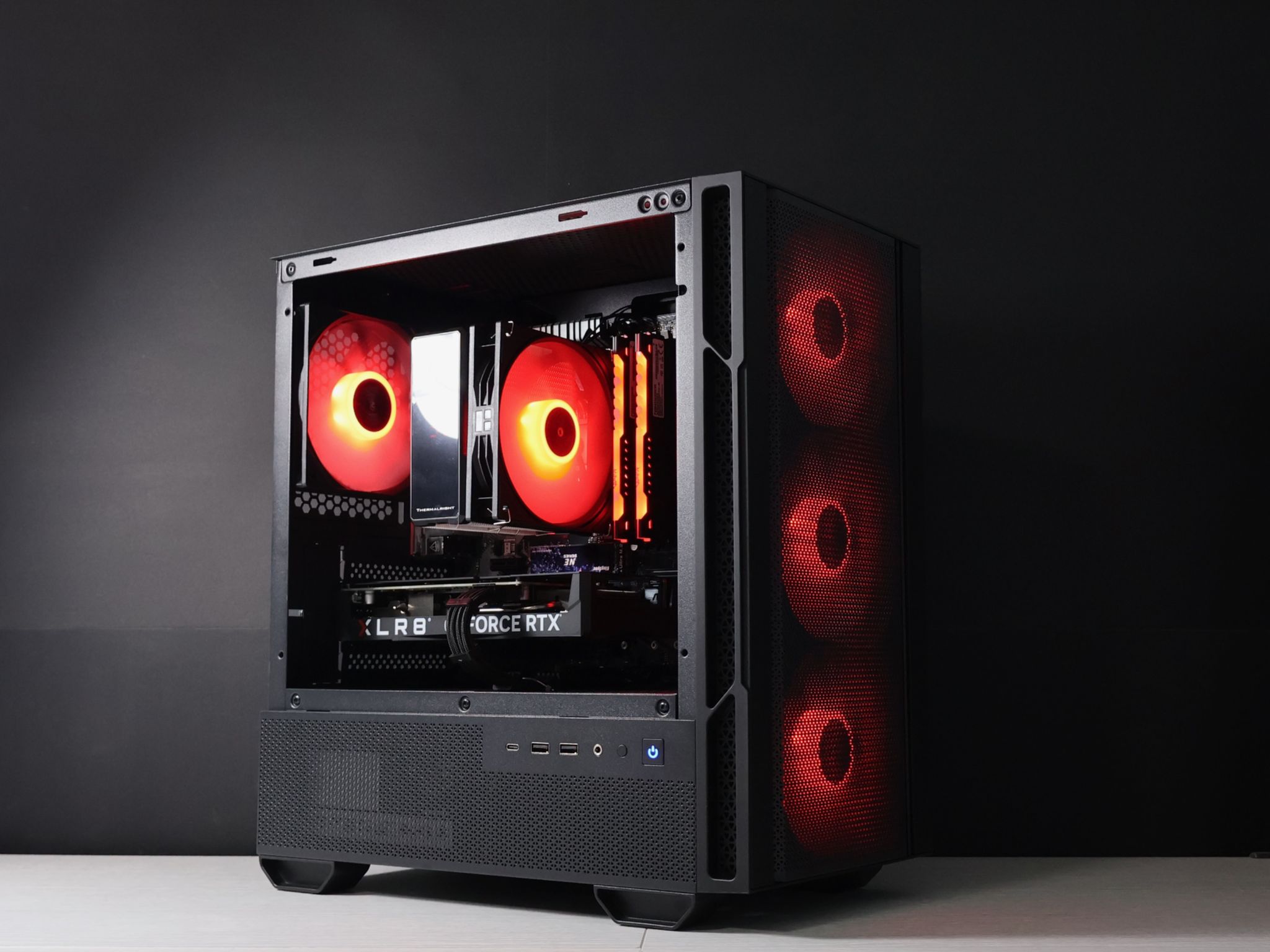 ⚫️BLACKOUT⚫️ Gaming PC | AMD Ryzen 5 3600 | 32GB | RTX 4060 | 1TB SSD | Win11 Home | Wi-Fi