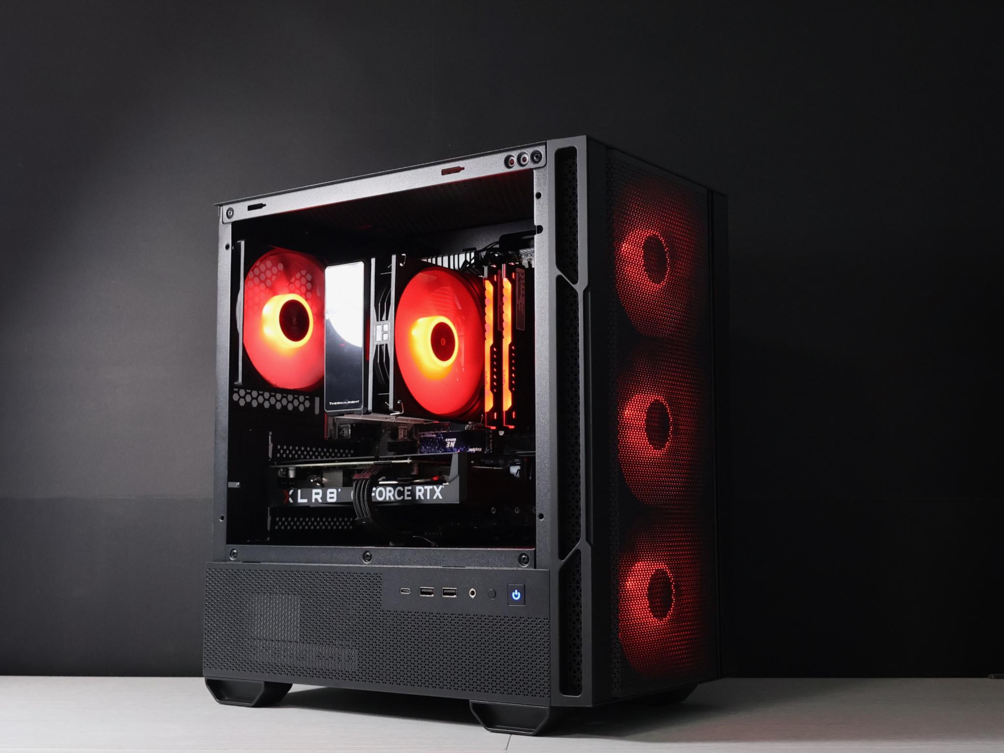 ⚫️BLACKOUT⚫️ Gaming PC | AMD Ryzen 5 3600 | 32GB | RTX 4060 | 1TB SSD | Win11 Home | Wi-Fi