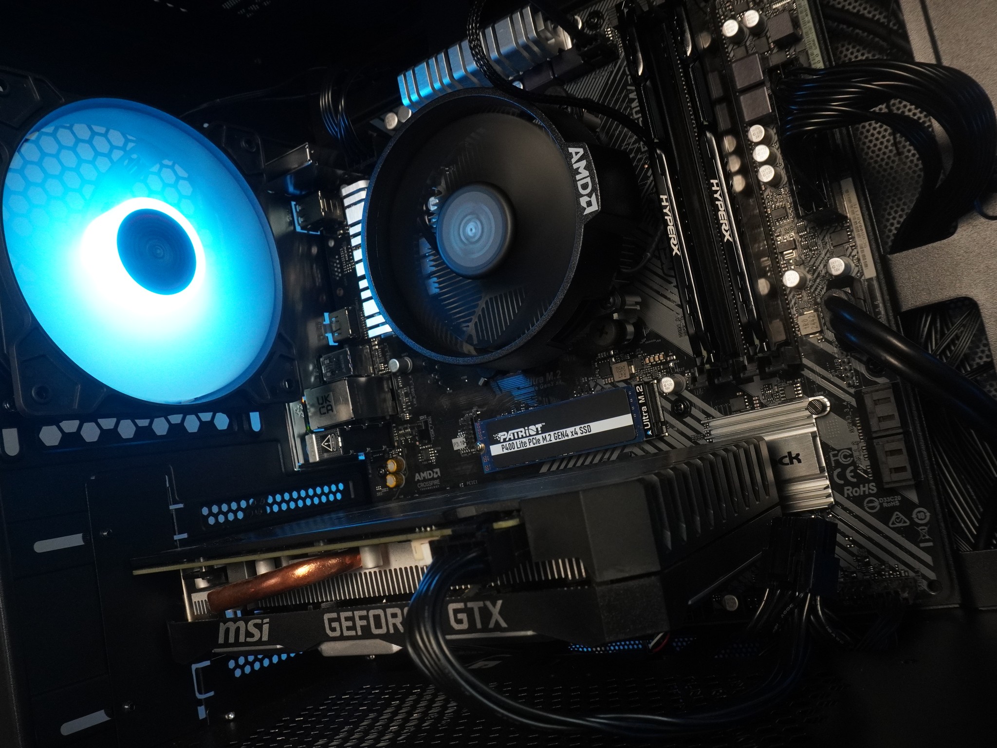 🖤STEALTH🖤 1080p GAMING MACHINE 💚GTX 1660 Super 🧡 Ryzen 5 5500 | 16GB | 500GB | WIFI