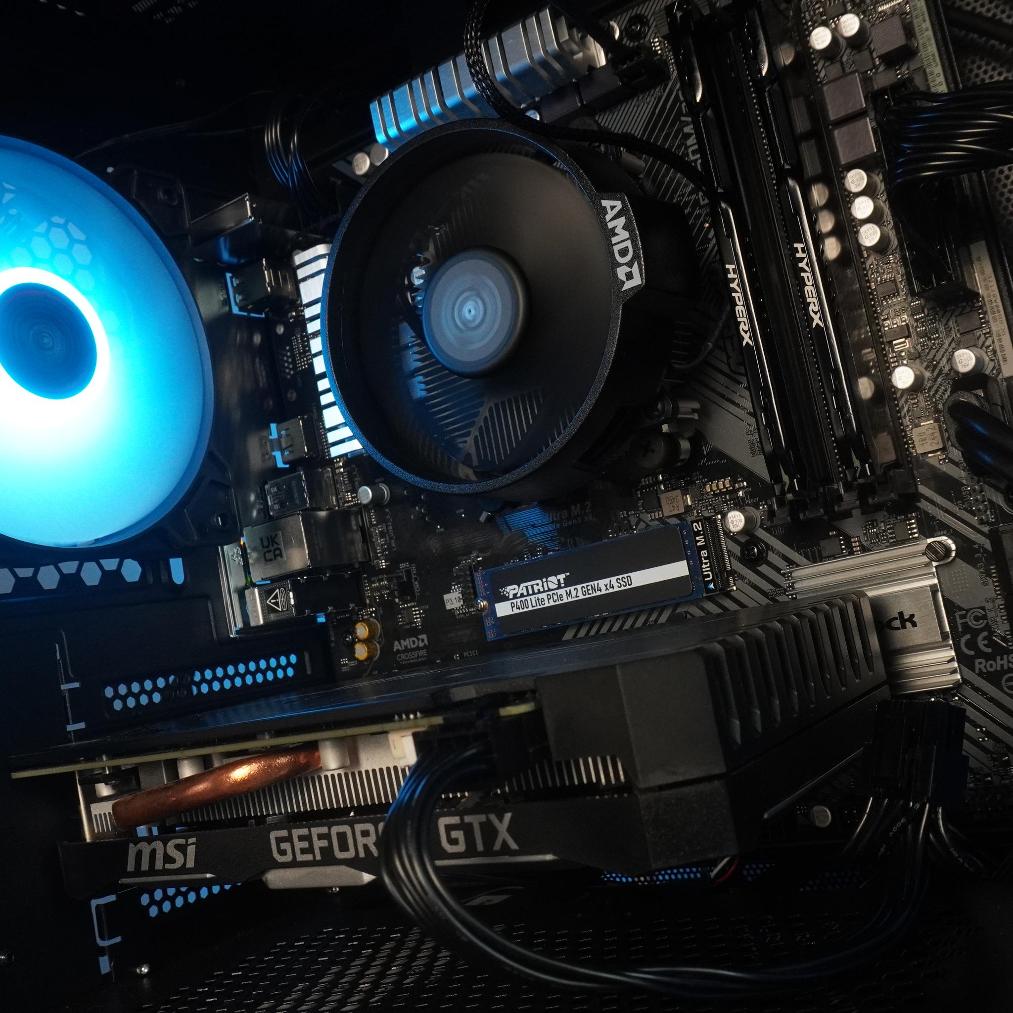 🖤STEALTH🖤 1080p GAMING MACHINE 💚GTX 1660 Super 🧡 Ryzen 5 5500 | 16GB | 500GB | WIFI