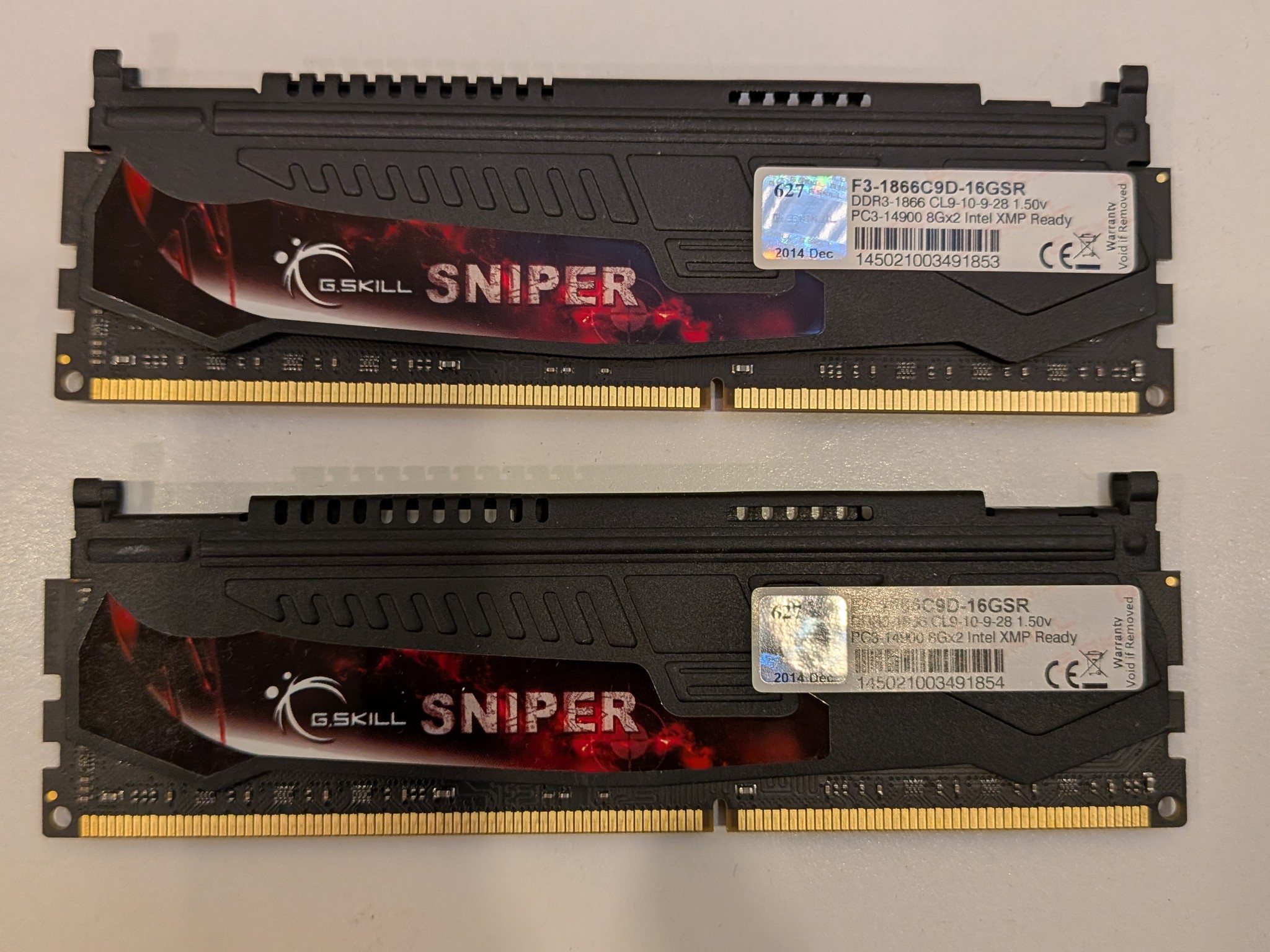 GSkill DDR3 16GB 2x8GB 1866