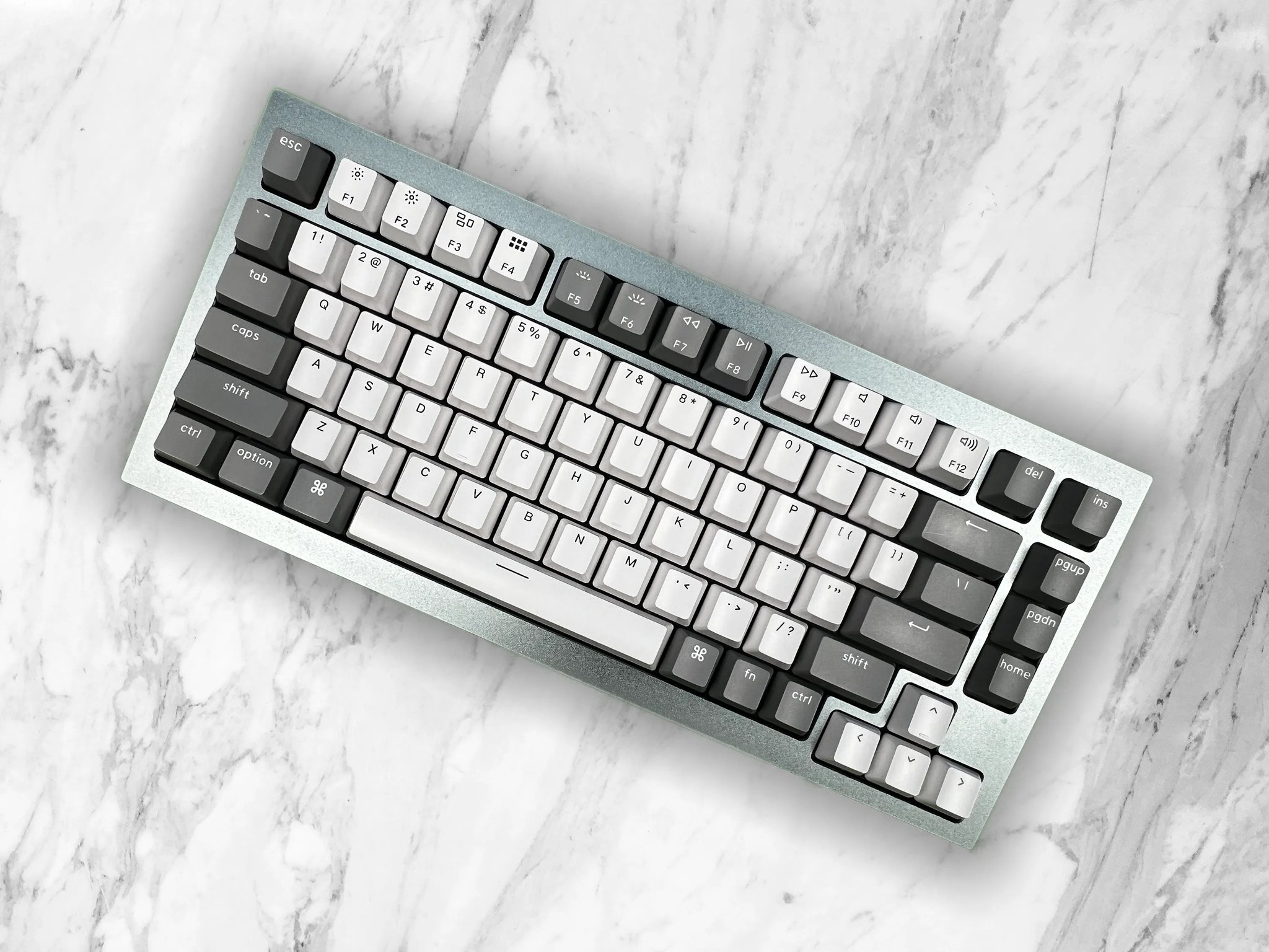 🖤⚪Silver Bullet⚪🖤 | Keychron Custom Aluminum 75% Mechanical Gaming Keyboard