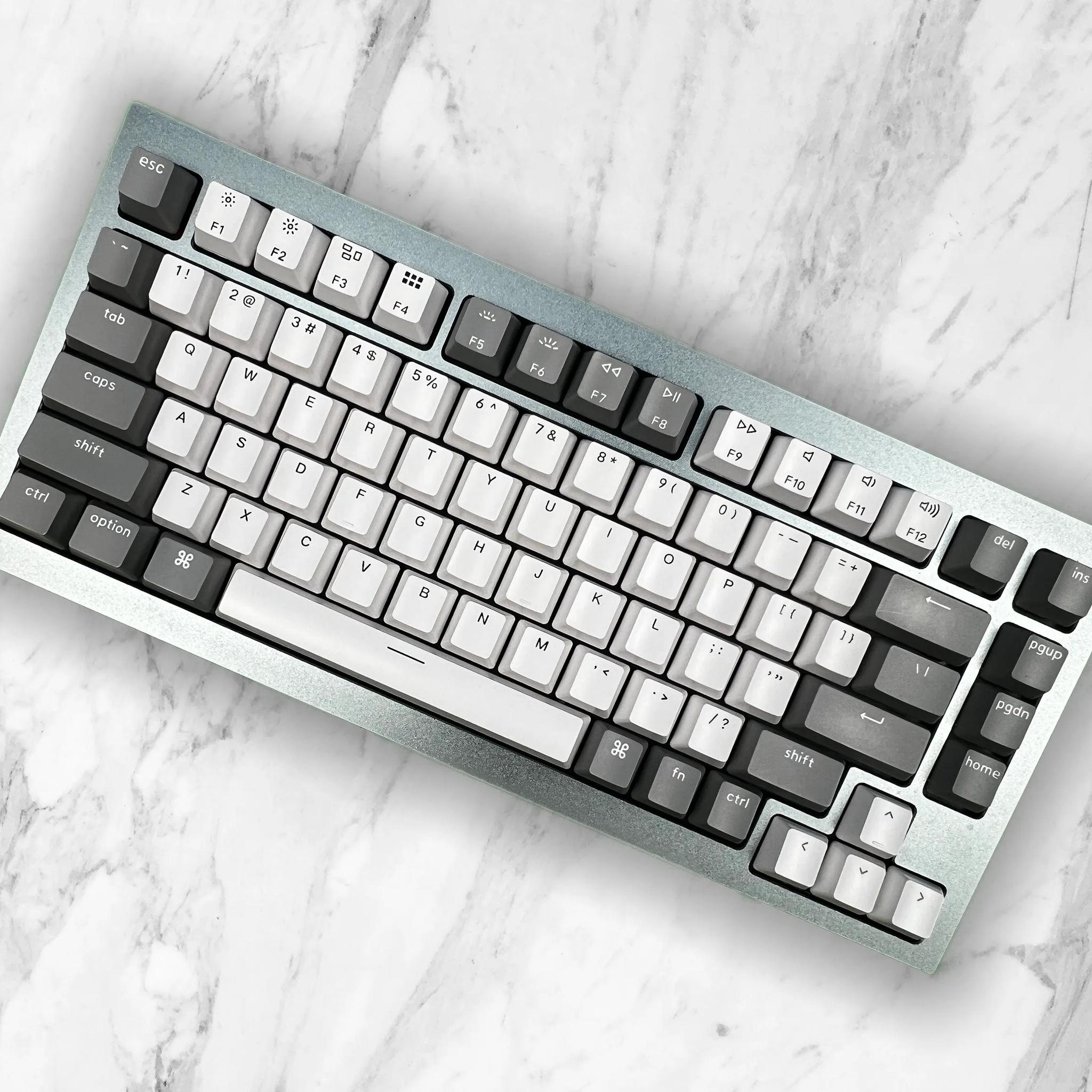🖤⚪Silver Bullet⚪🖤 | Keychron Custom Aluminum 75% Mechanical Gaming Keyboard