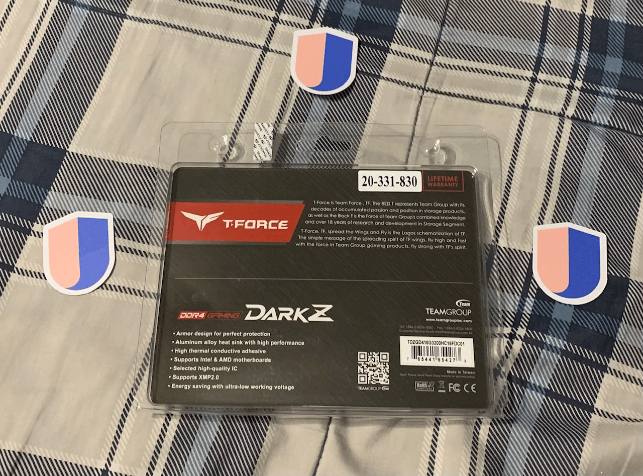 brand new/sealed teamgroup t-force dark z (2x8gb CL16) ddr4 ram/memory kit