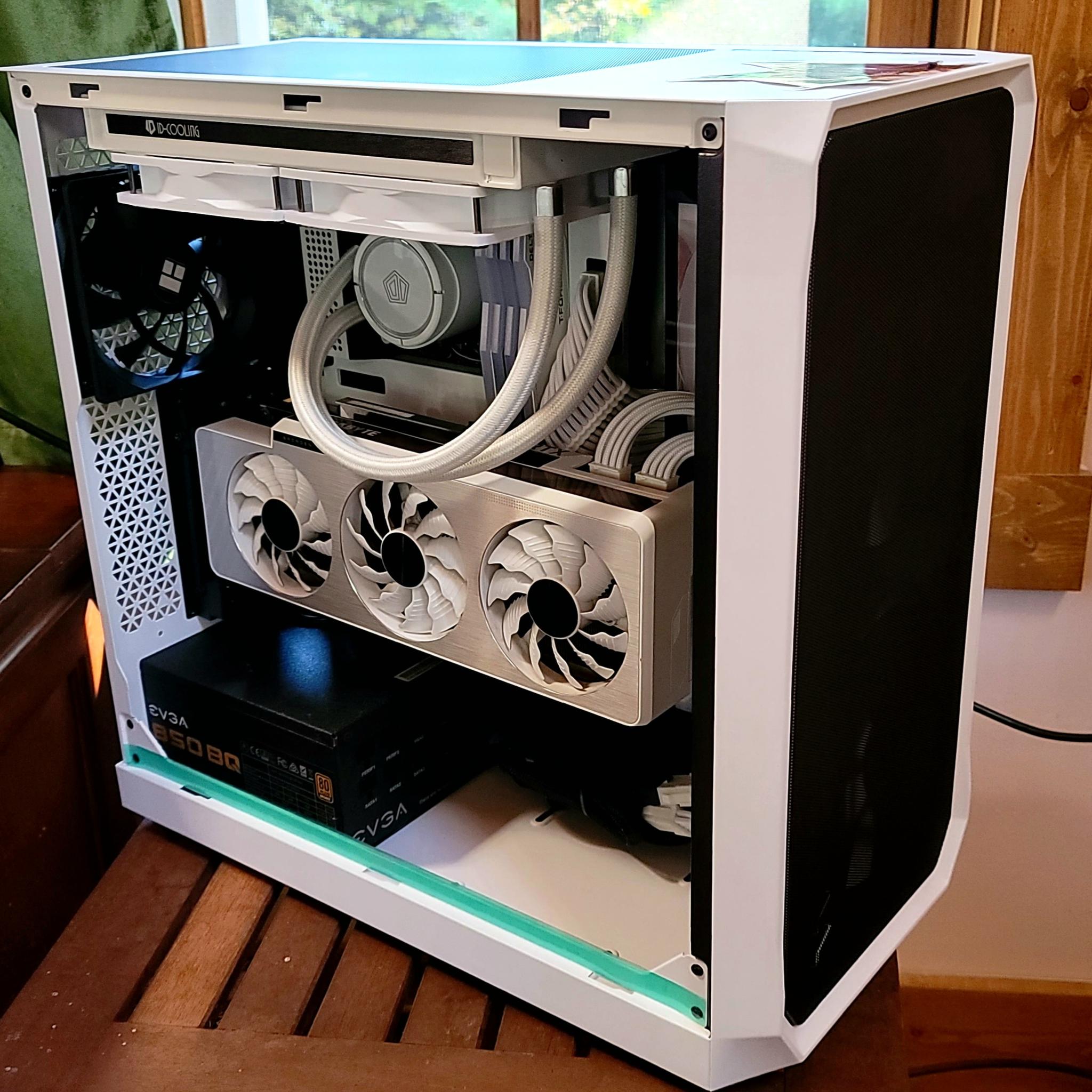 Waifu Vision-RTX 3080, i9-11900K, 1.5 Tb Samsung 980 SSDs, 32Gb, AIO, EVGA 850W